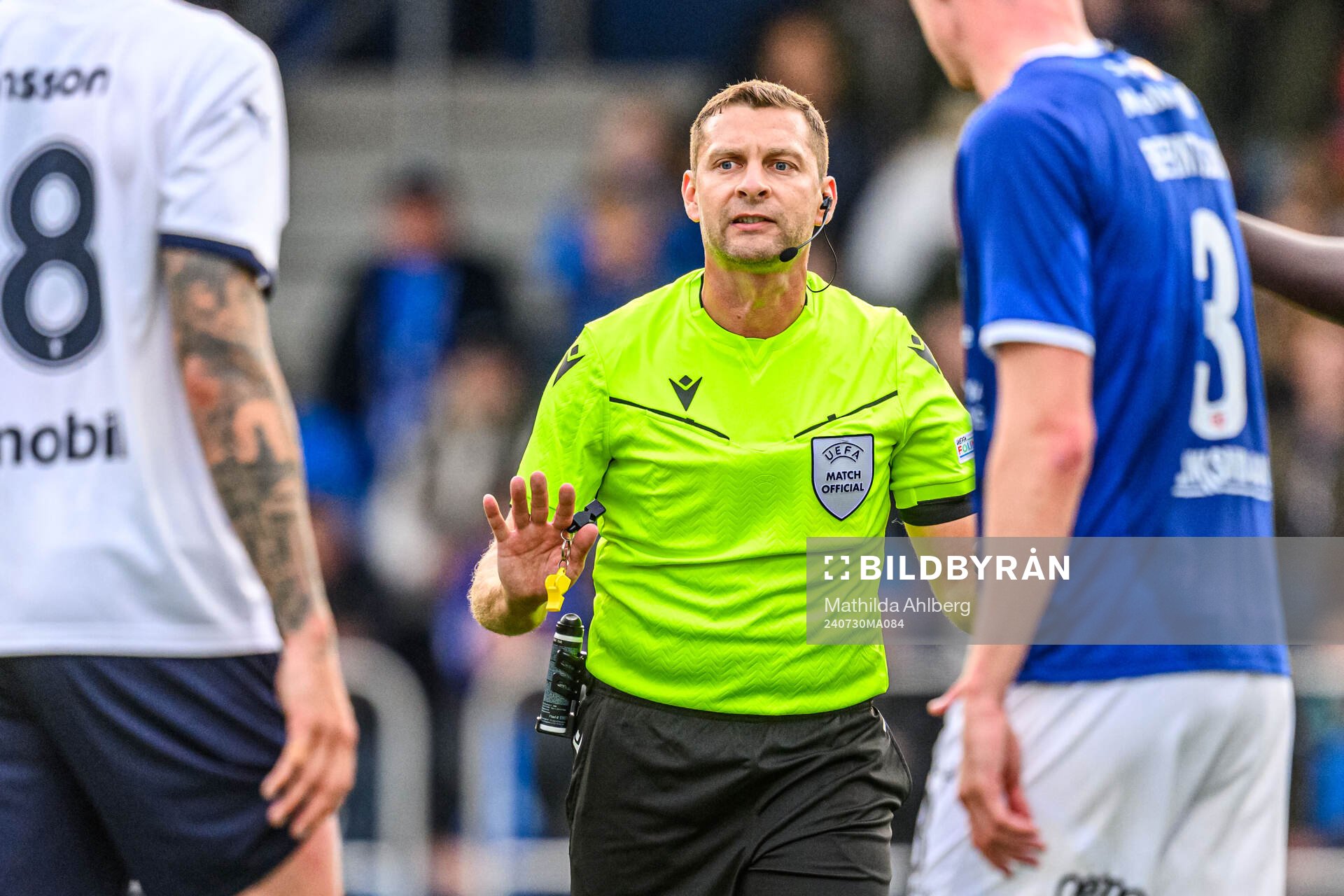 Referee Vitalijs Spasjonnikovs