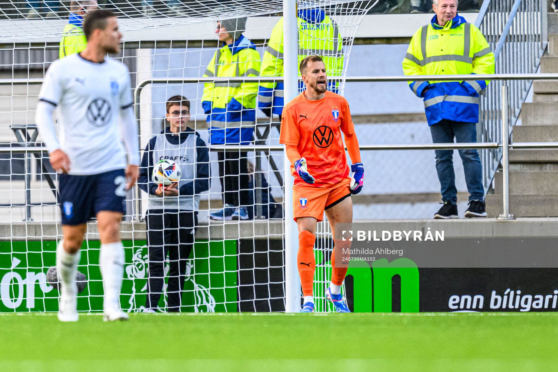 Goalkeeper Ricardo Friedrich of Malmö FF