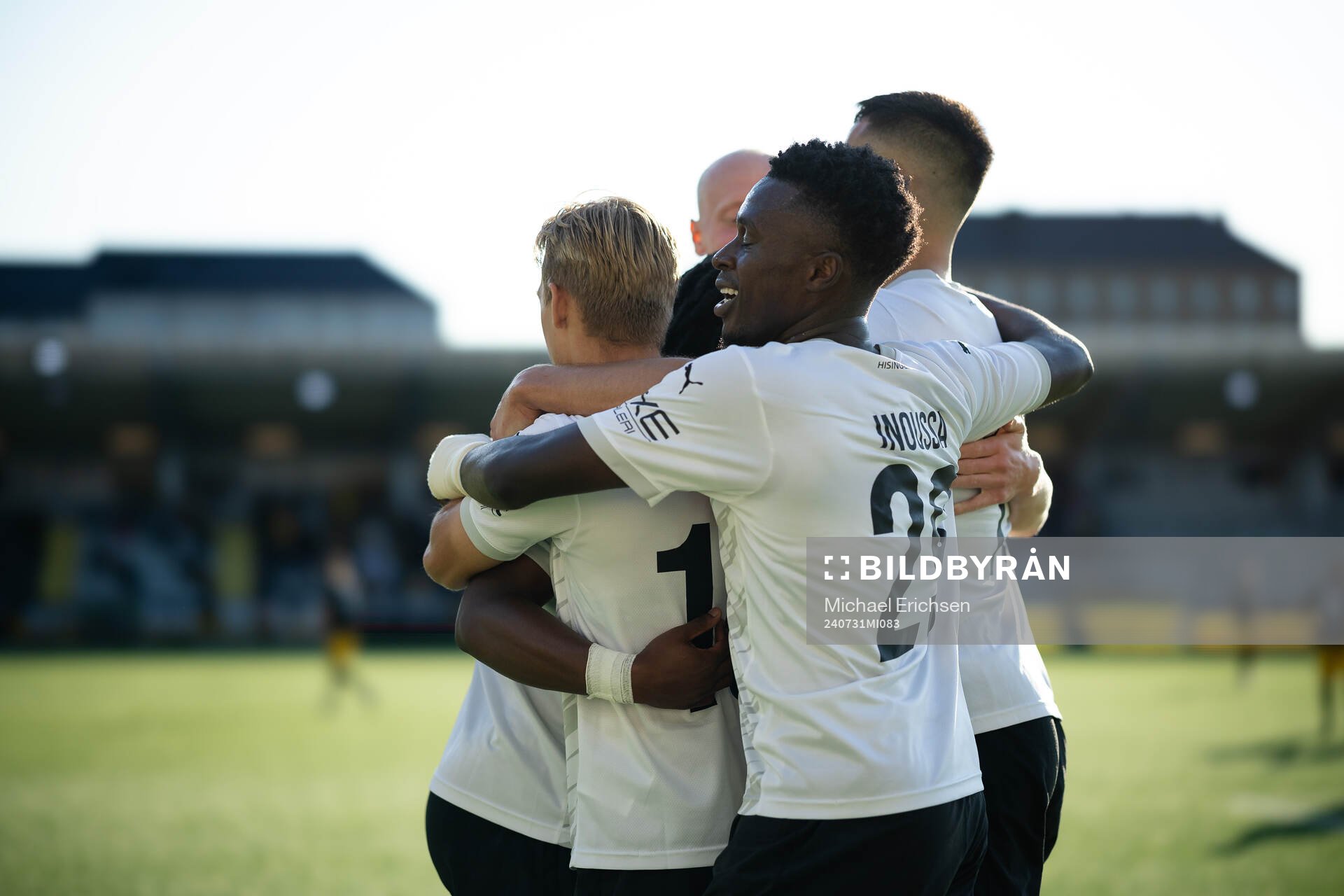 Jeremy Agbonifo of Häcken celebrates the 2-1 goal with