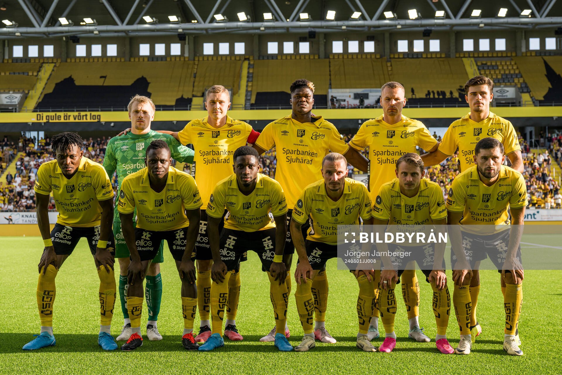 The starting eleven of Elfsborg
