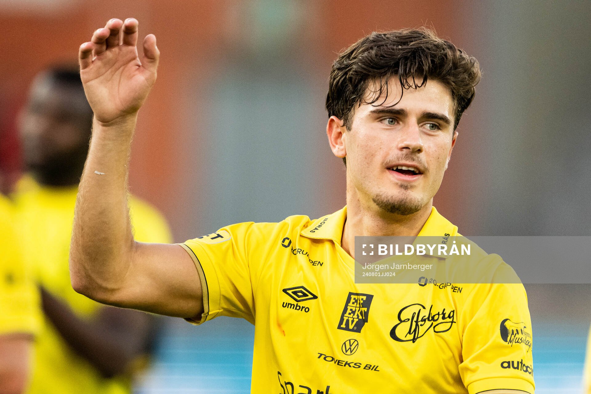 Besfort Zeneli of Elfsborg celebrates