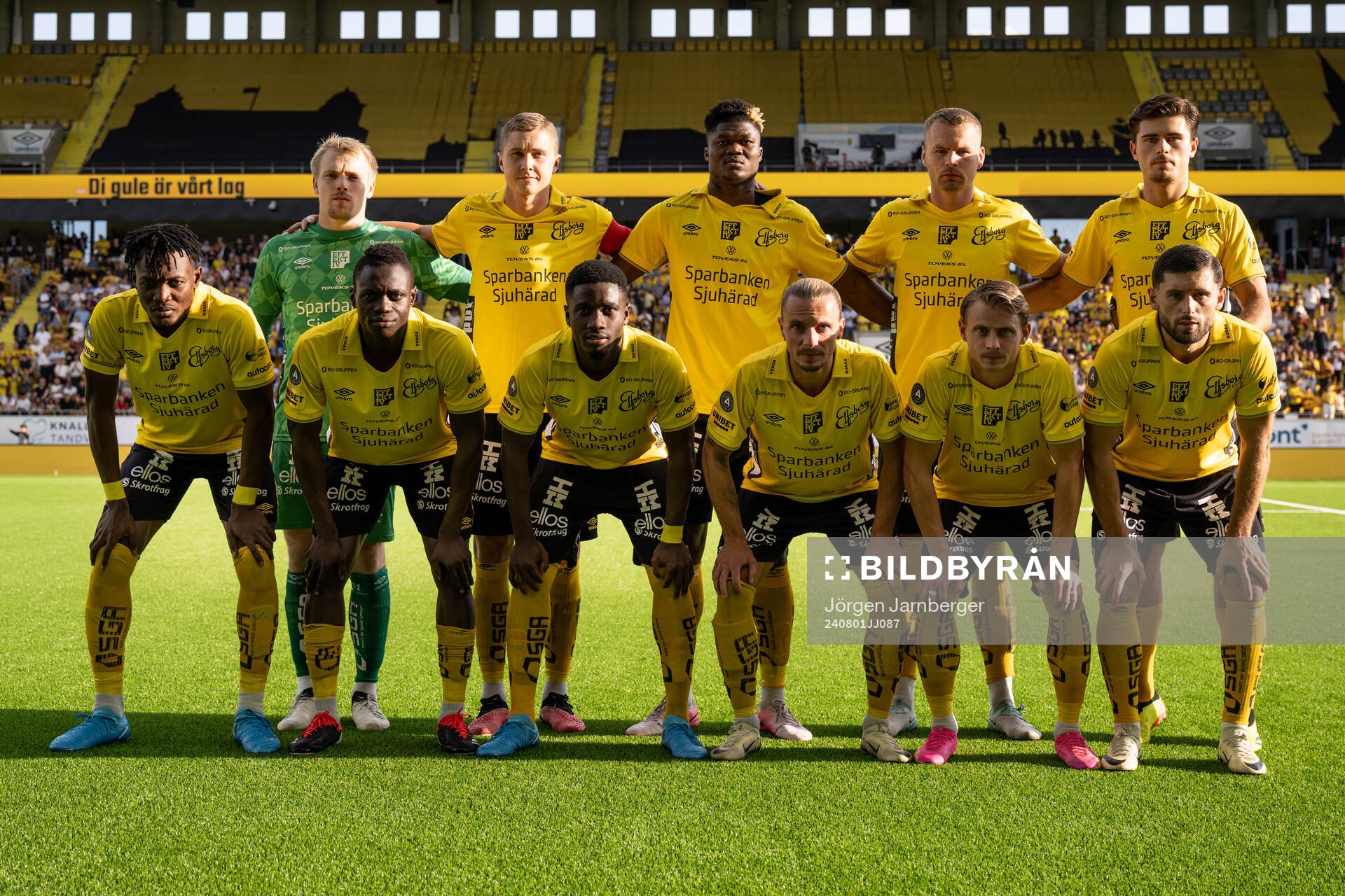 The starting eleven of Elfsborg