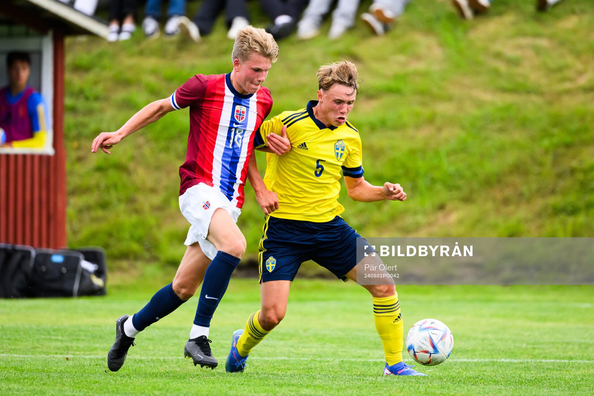 Norges Leander Bjerke och Sveriges Rayan Demirci
