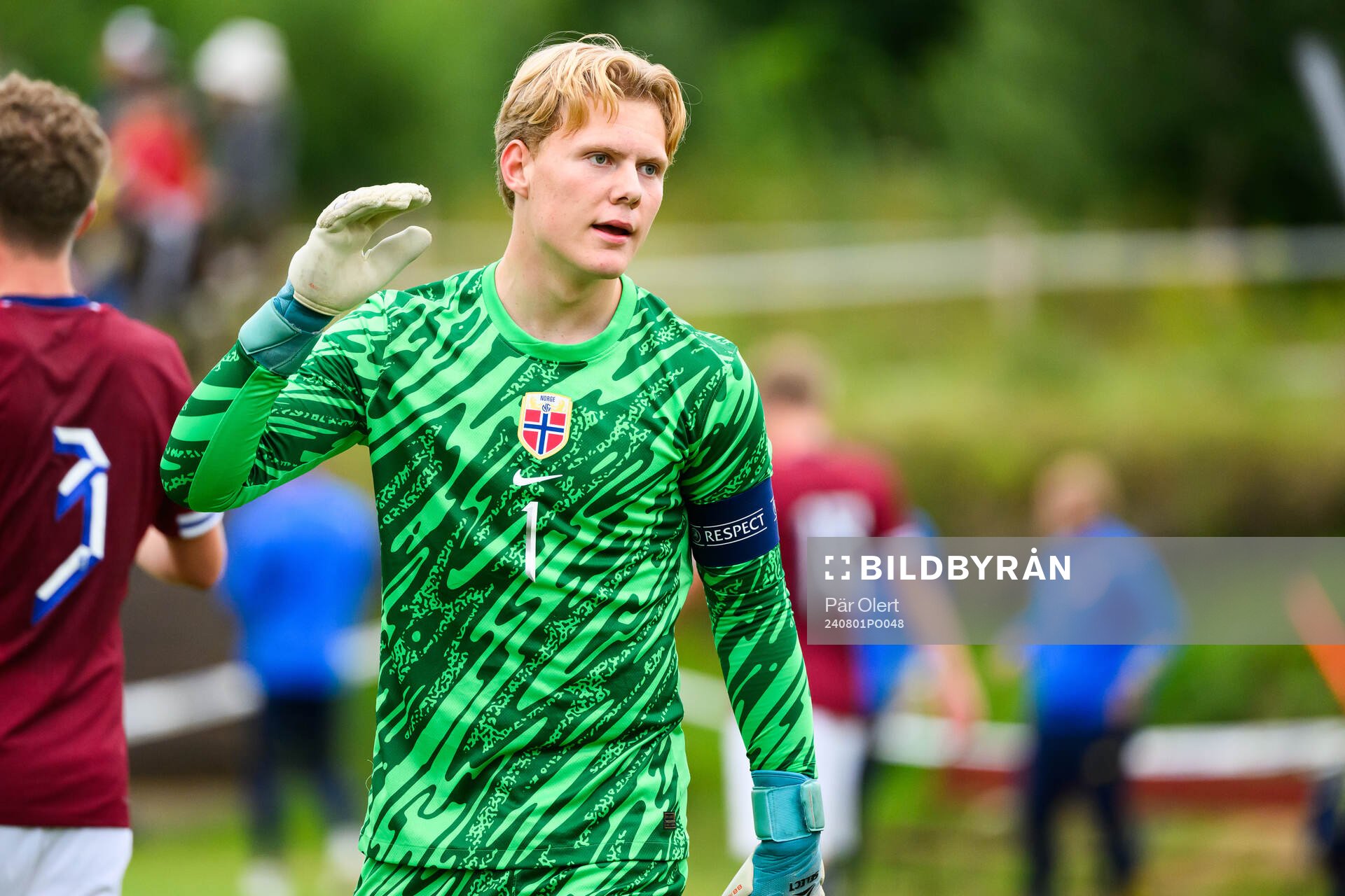 Norges målvakt Einar Boe Fauskanger