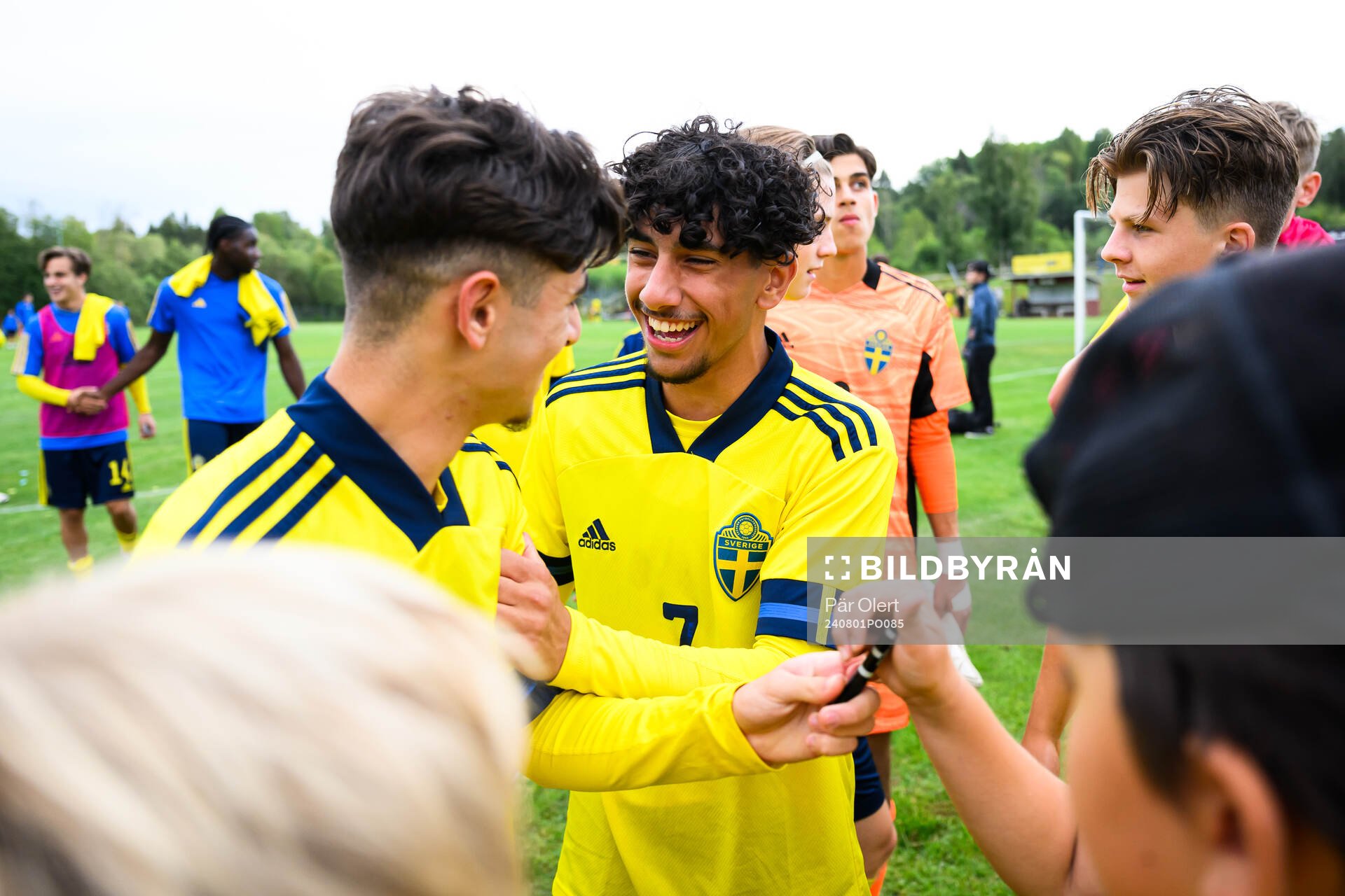 Sveriges Rayan Demirci och Ahmed Saeed