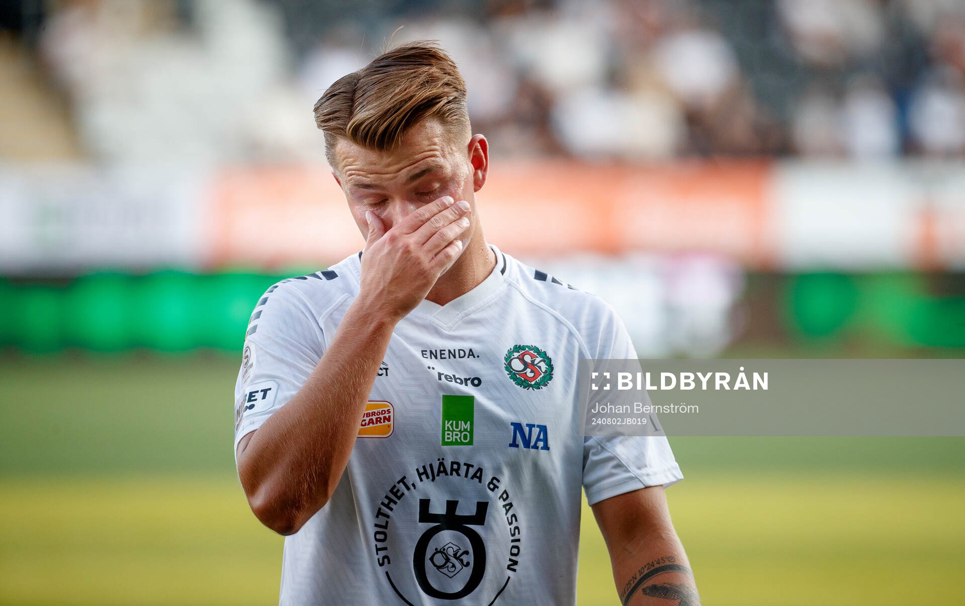 Örebros Tobias Björnstad deppar