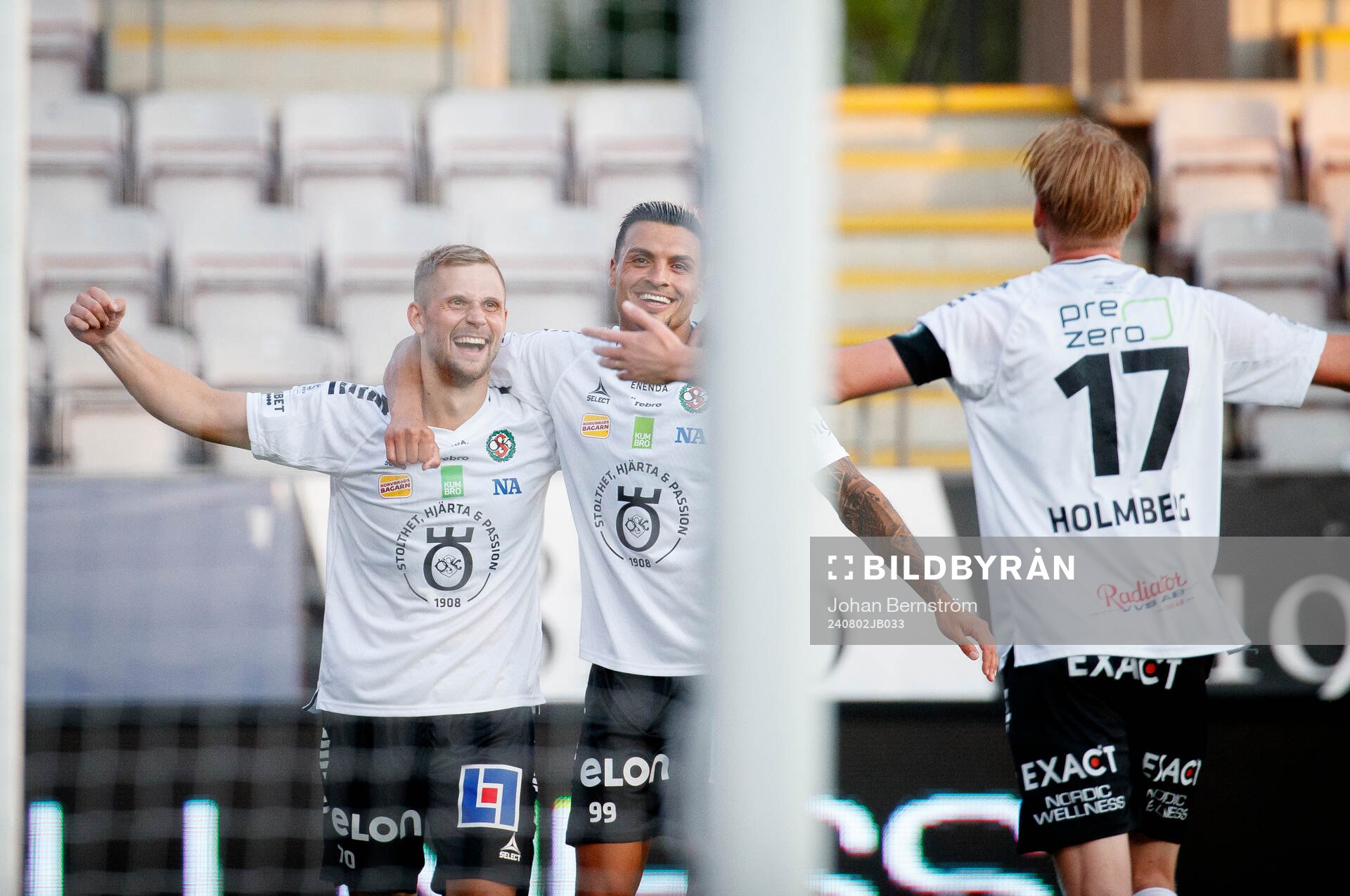 Örebros Erik Andersson, Ahmed Yasin och Karl Holmberg