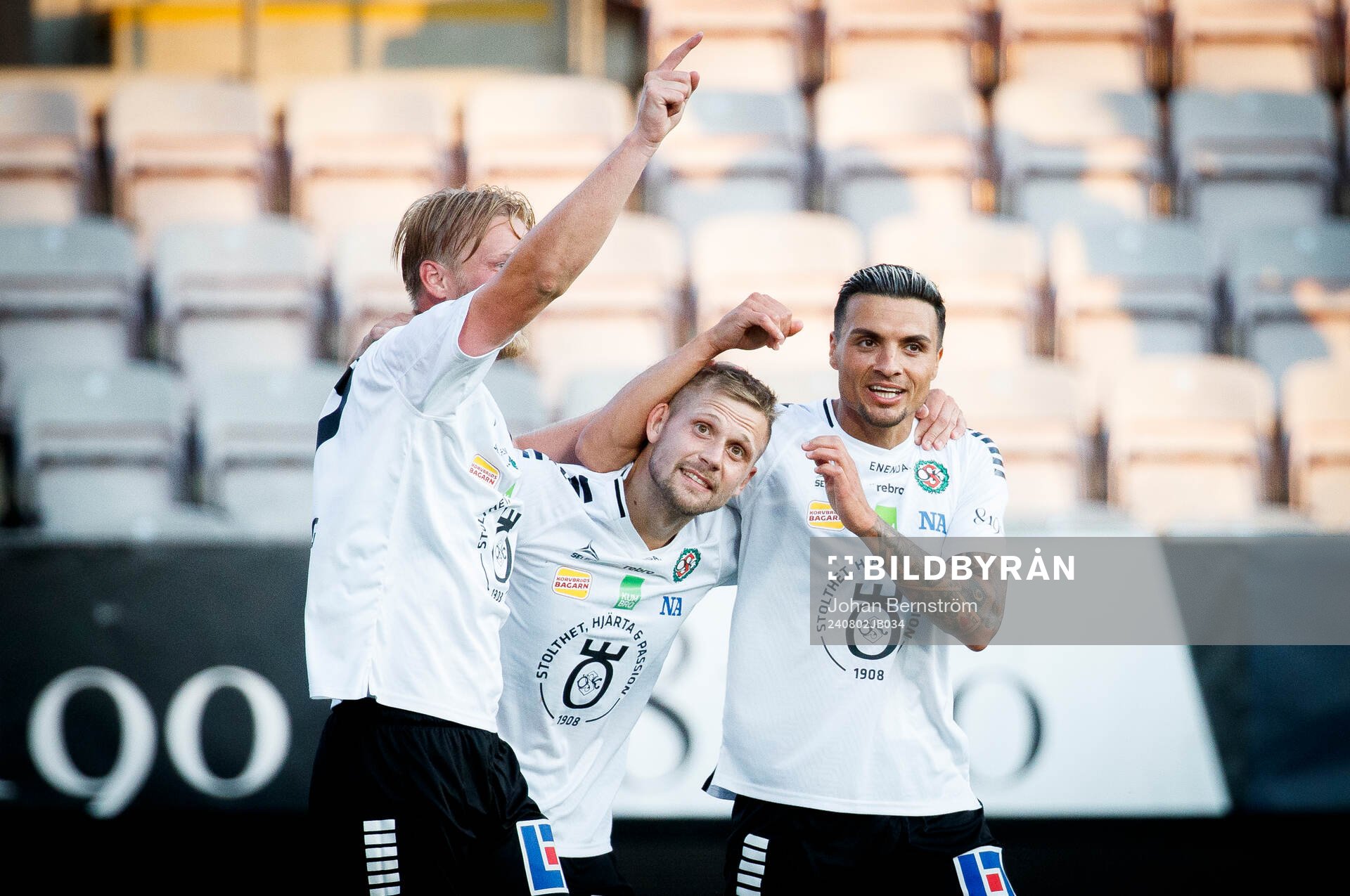 Örebros Erik Andersson, Ahmed Yasin och Karl Holmberg