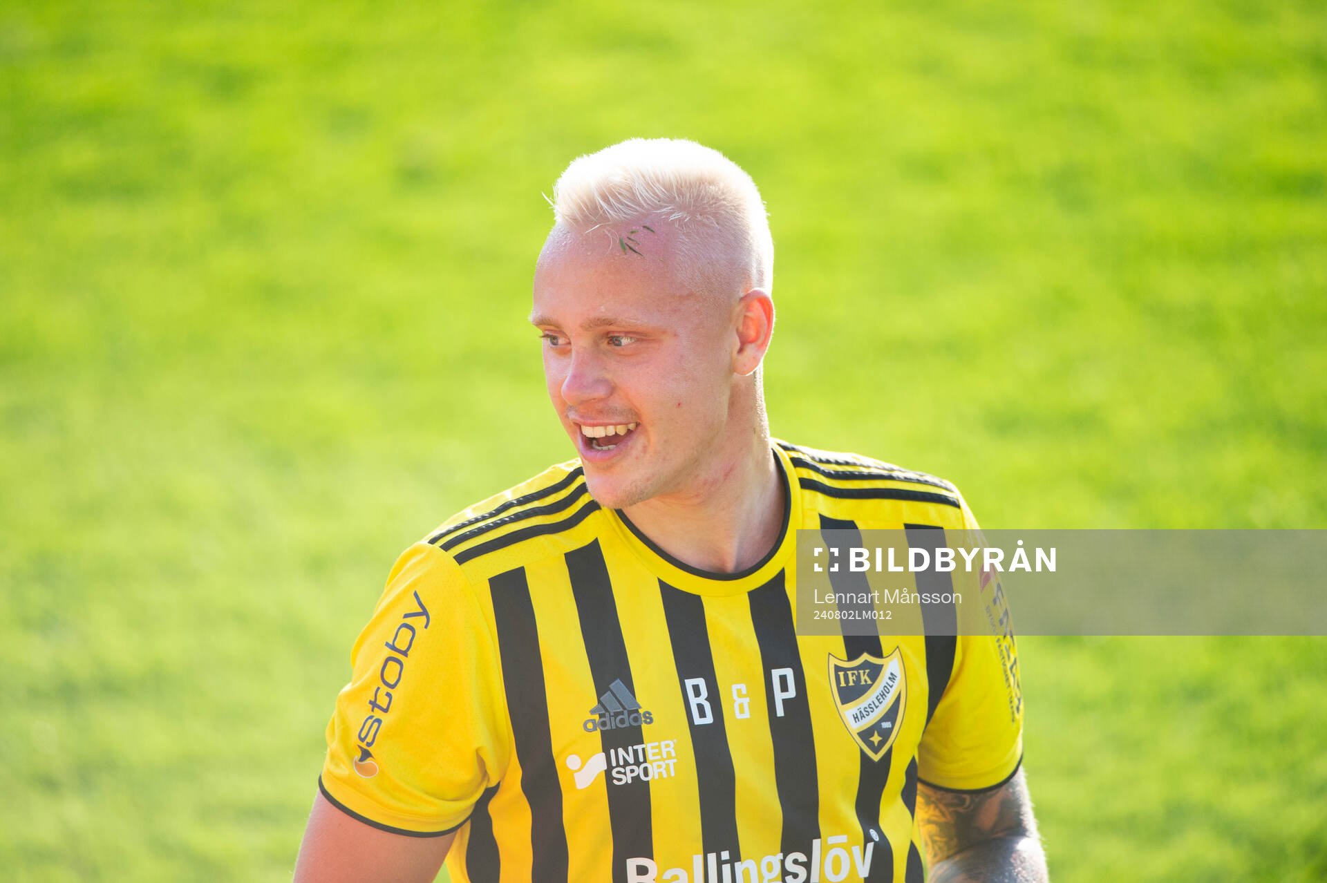 IFK Hässleholms nyförvärv Alexander Sjöström i matchen