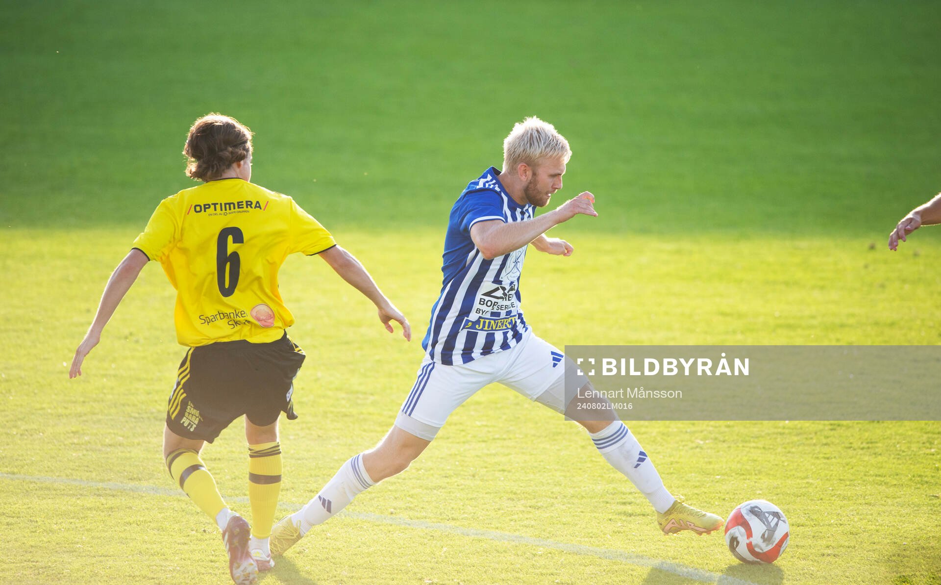 i matchen i div 2 mellan IFK Hässleholm och IFK Karlshamn
