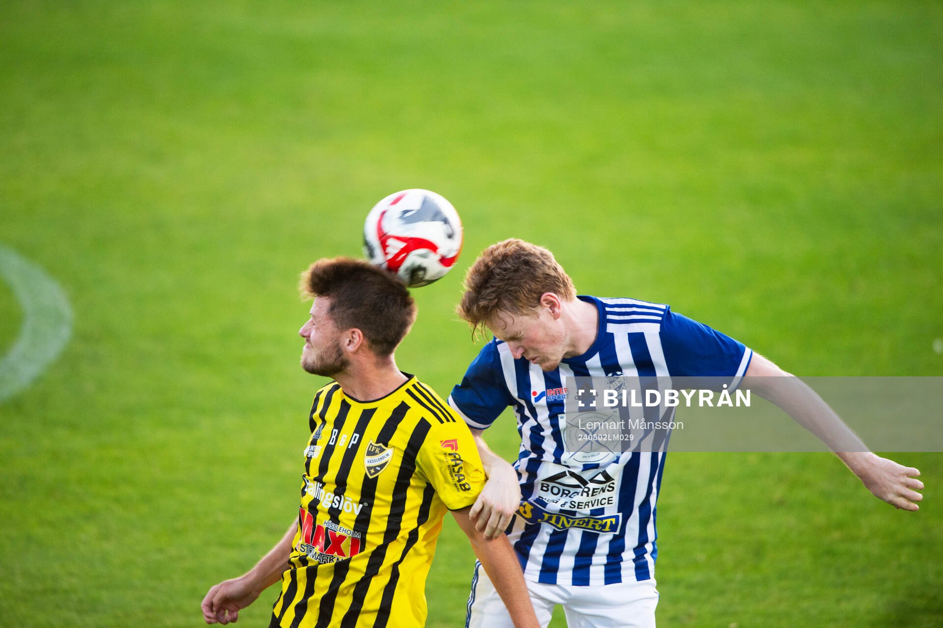 IFK Hässleholms Elliot Pramberg i matchen i div 2 mellan