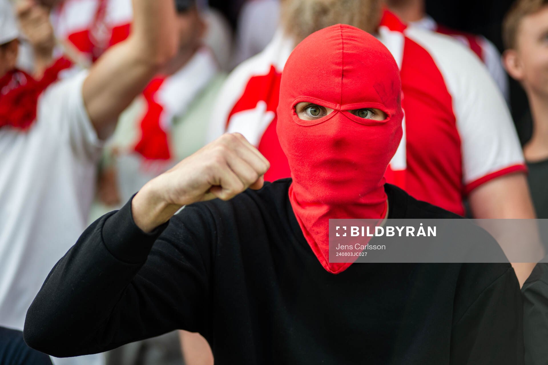 En sandviken-supporter