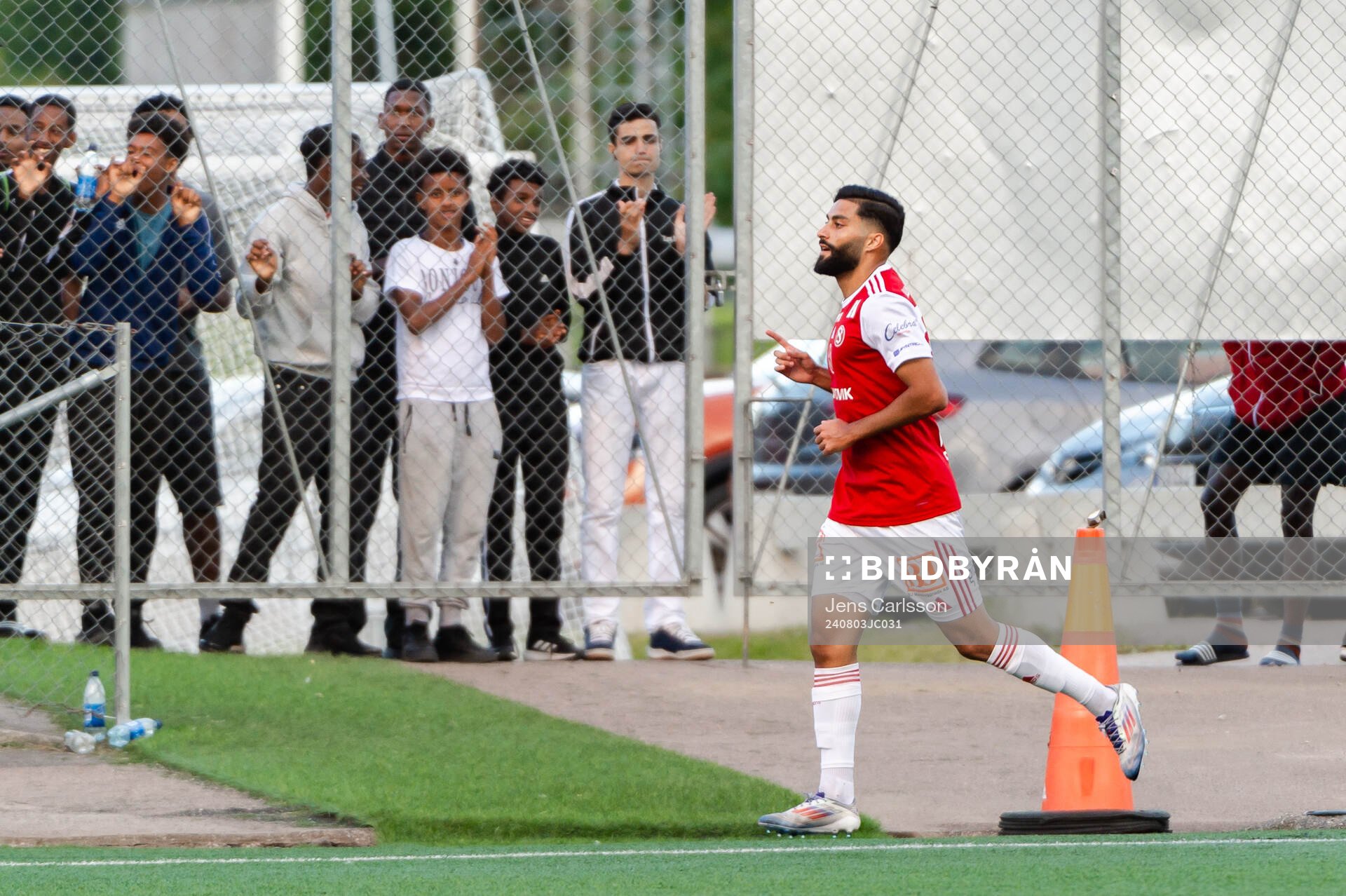 Sandvikens Amin Al-Hamawi jublar