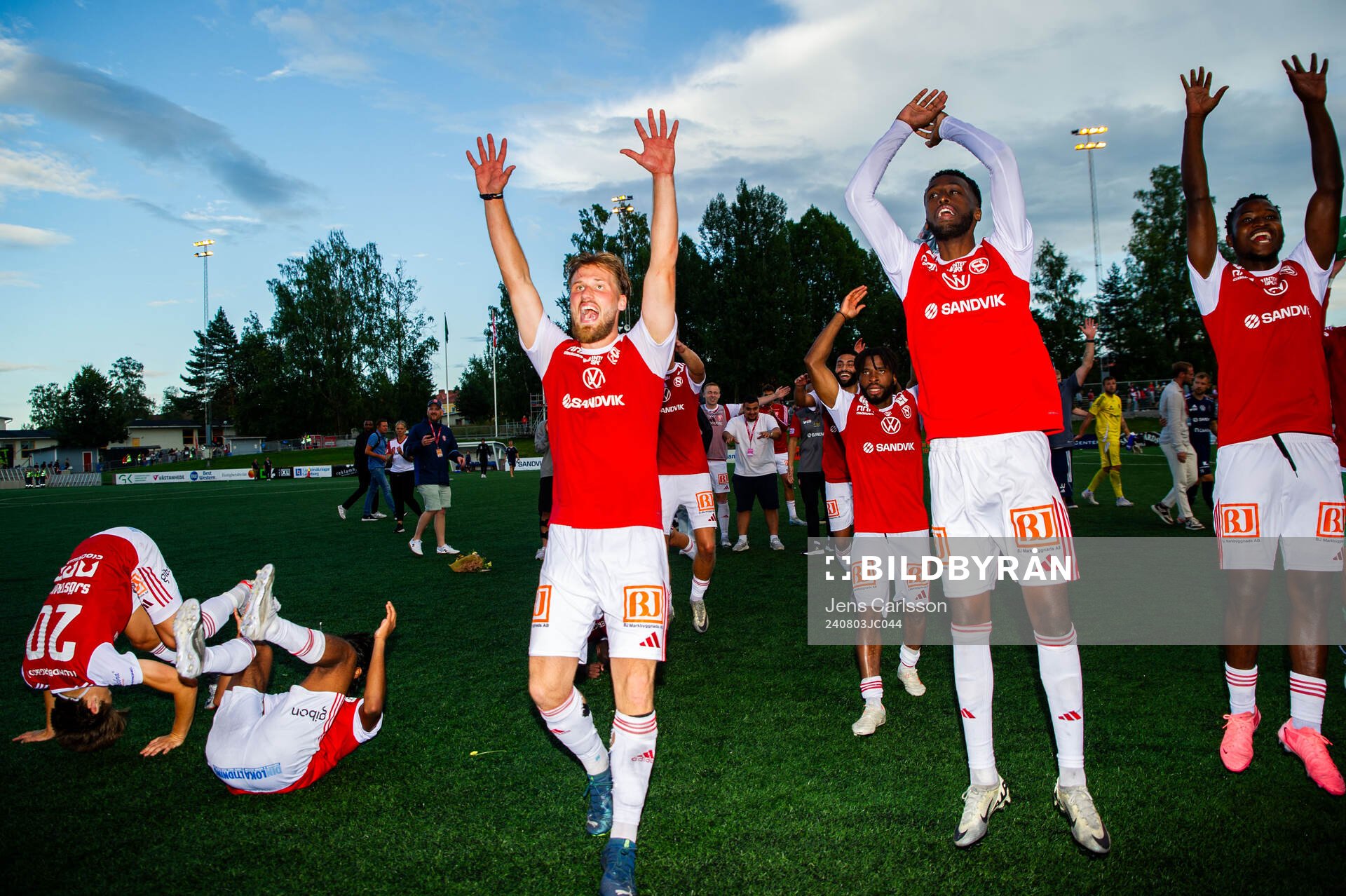 Sandvikens Kasper Harletun jublar