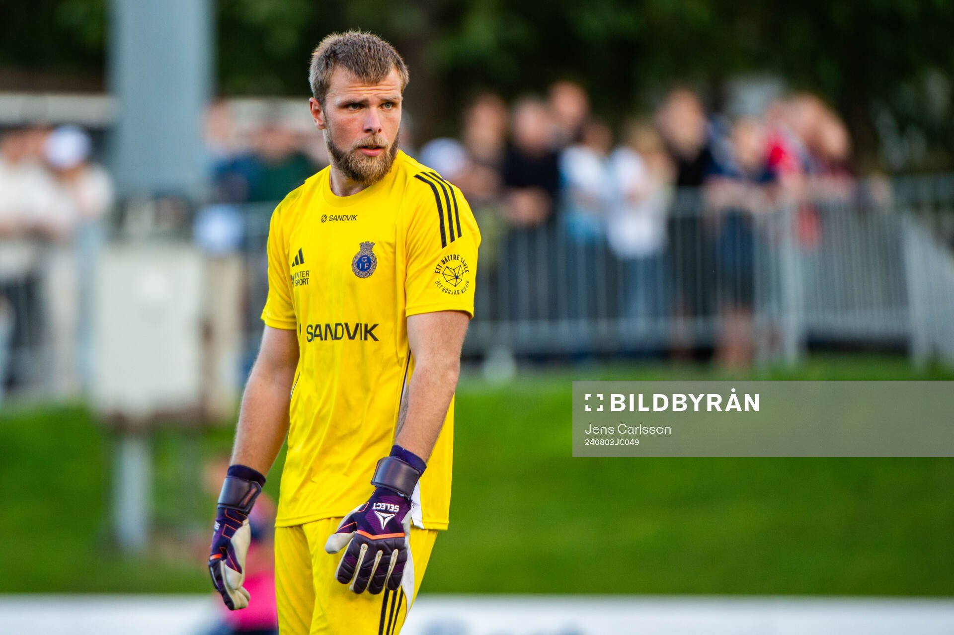 Gefles målvakt Tobias Johansson