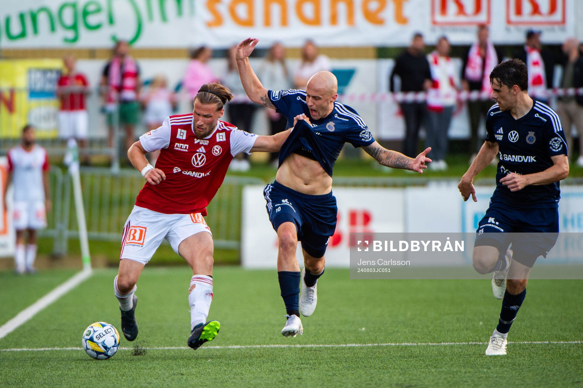 Sandvikens Kasper Harletun och Gefles Anton Lundin