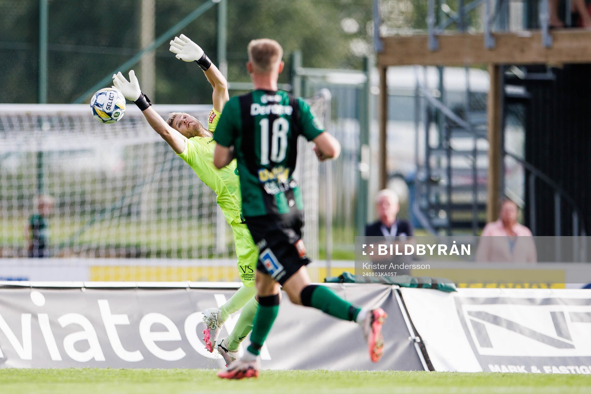 Varbergs målvakt Fredrik Andersson