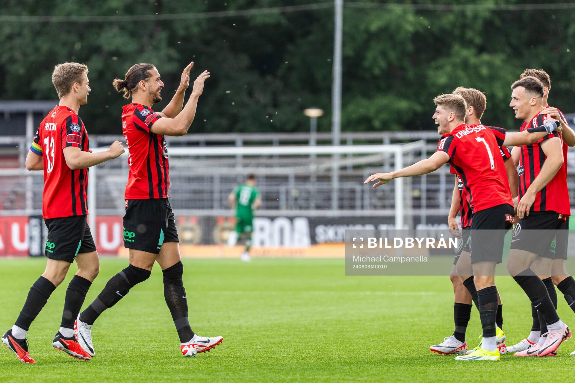 Brommapojkarnas Ludvig Fritzson, Nikola Vasic och Frederik