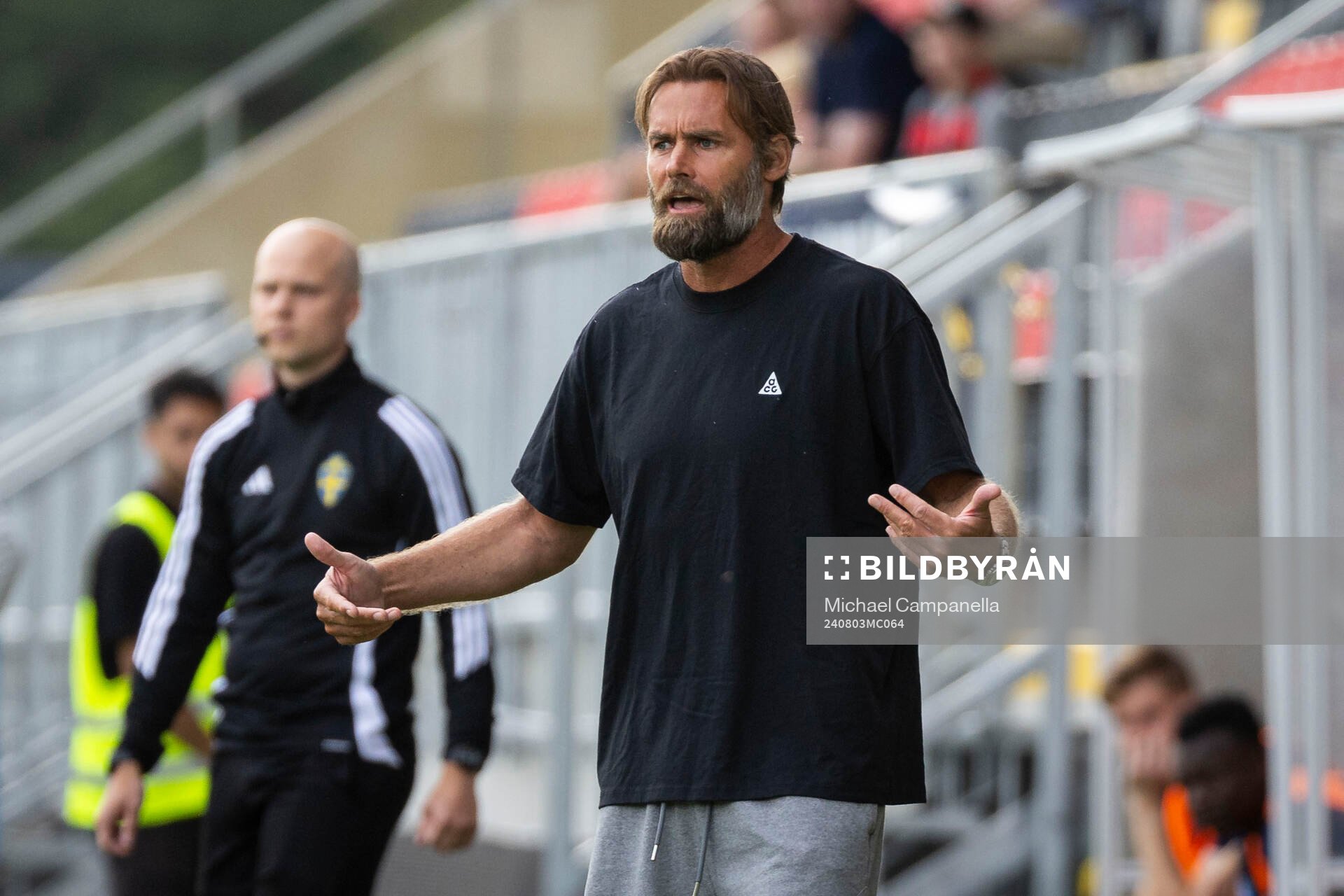 Brommapojkarnas tränare Olof Mellberg