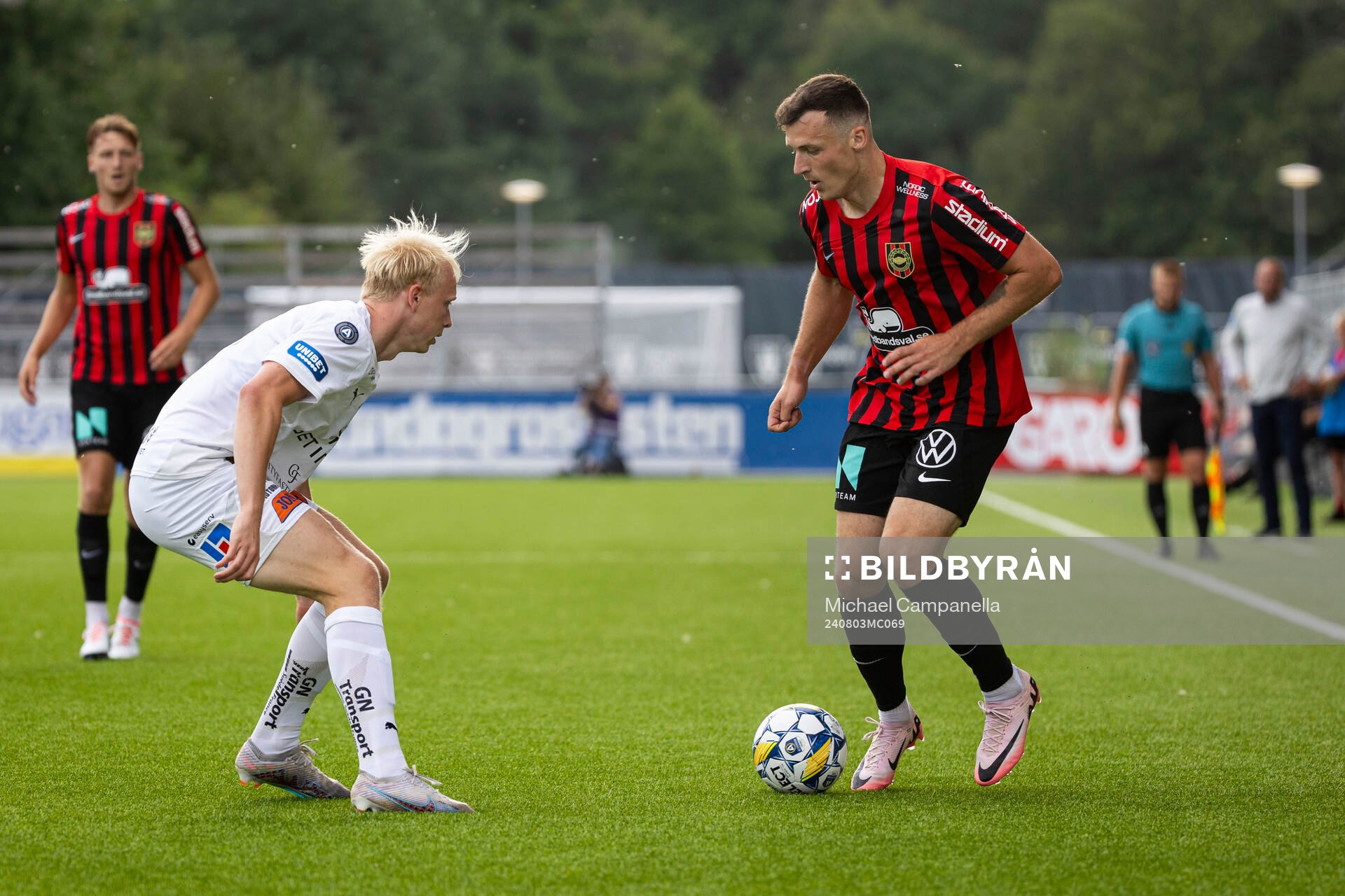 Halmstads André Boman och Brommapojkarnas Adam Skanning