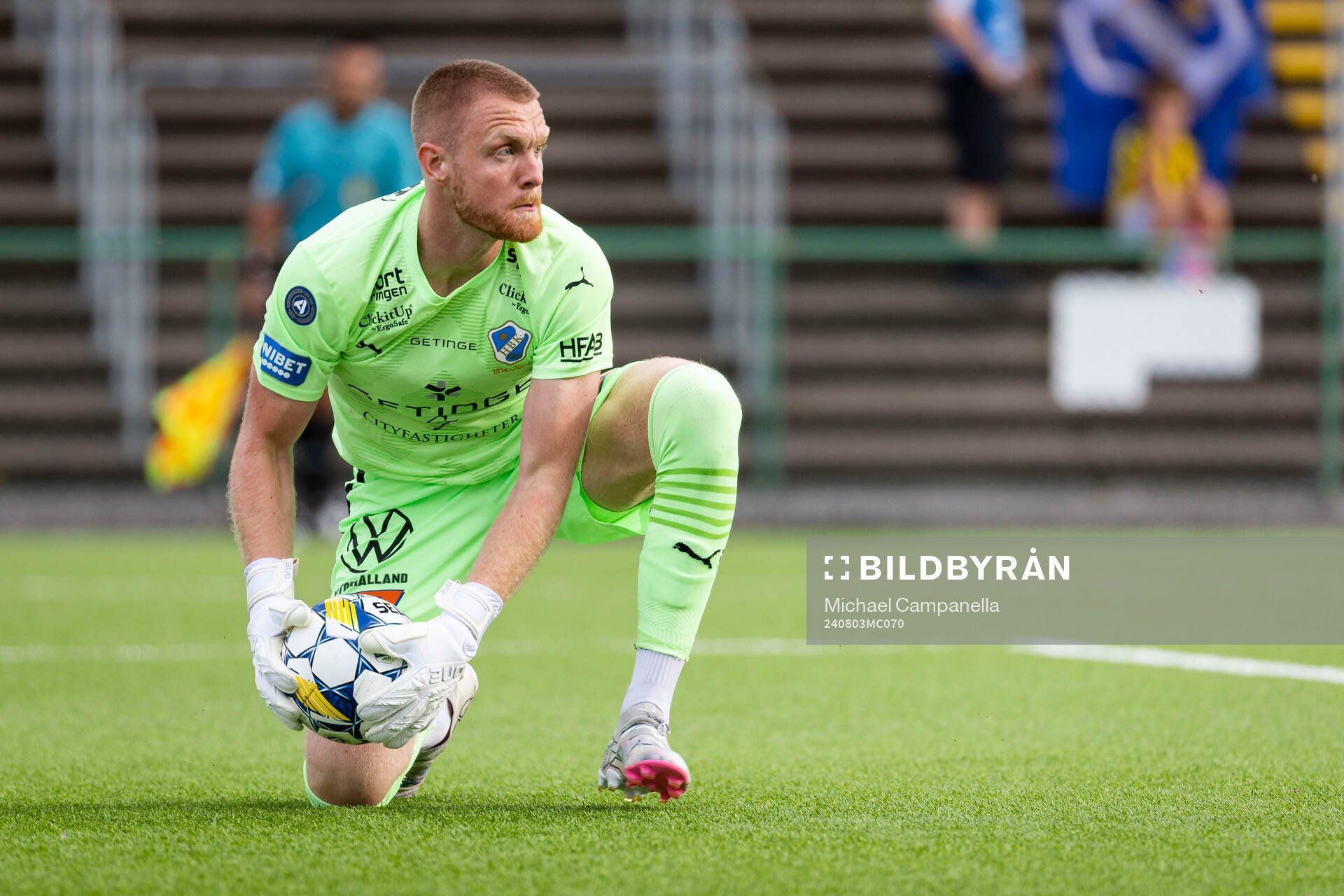 Halmstads målvakt Tim Erlandsson