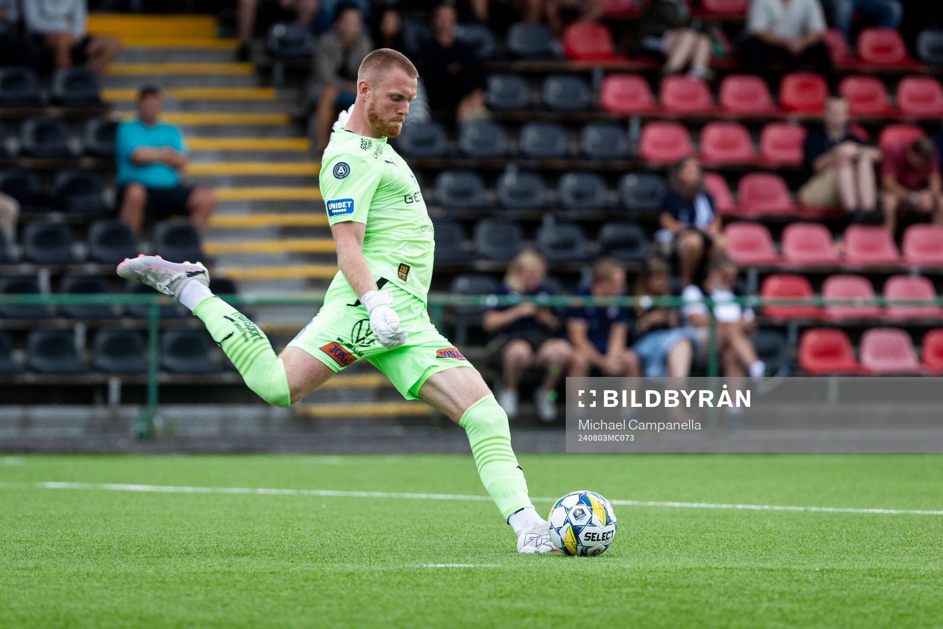 Halmstads målvakt Tim Erlandsson