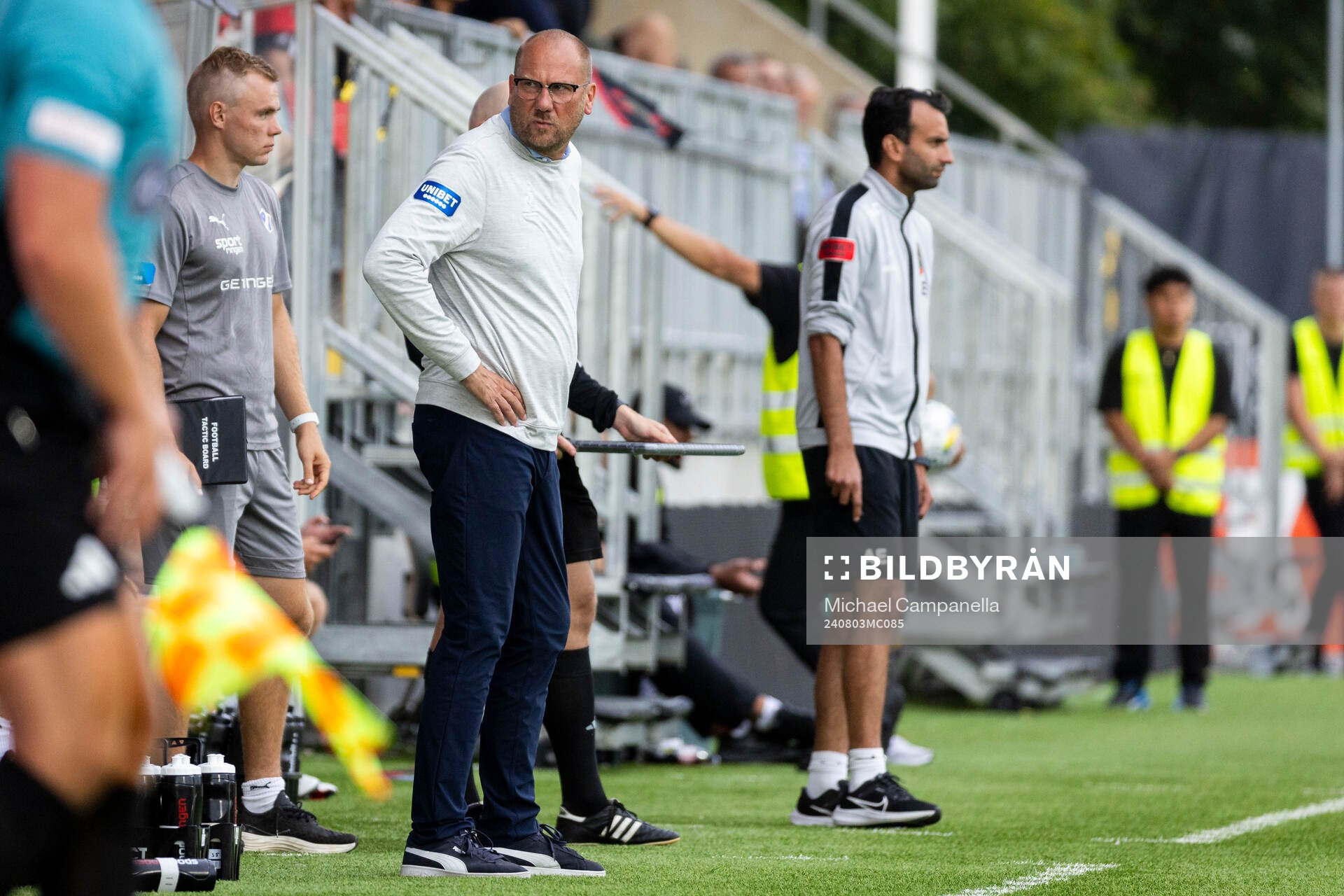 Halmstads tränare Magnus Haglund