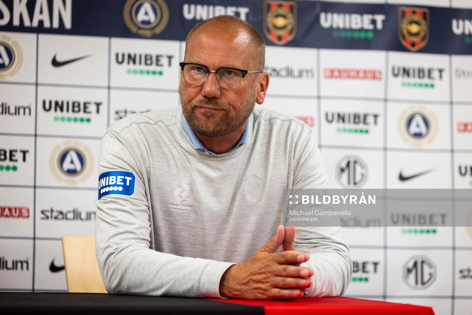 Halmstads tränare Magnus Haglund
