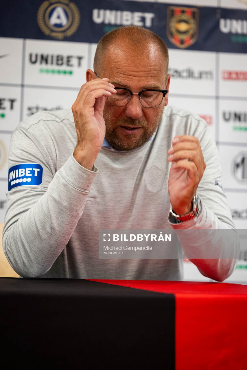 Halmstads tränare Magnus Haglund