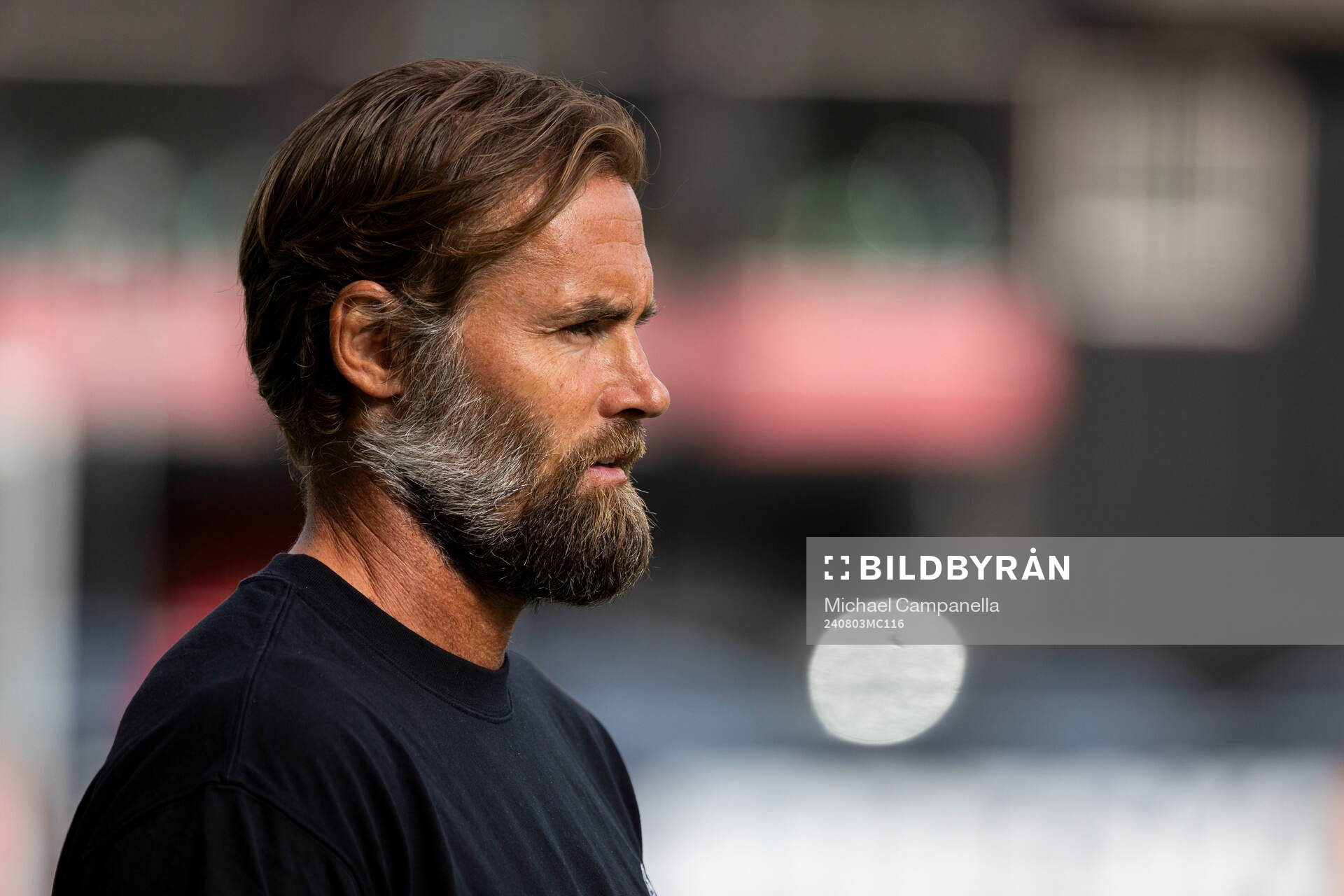Brommapojkarnas tränare Olof Mellberg innan