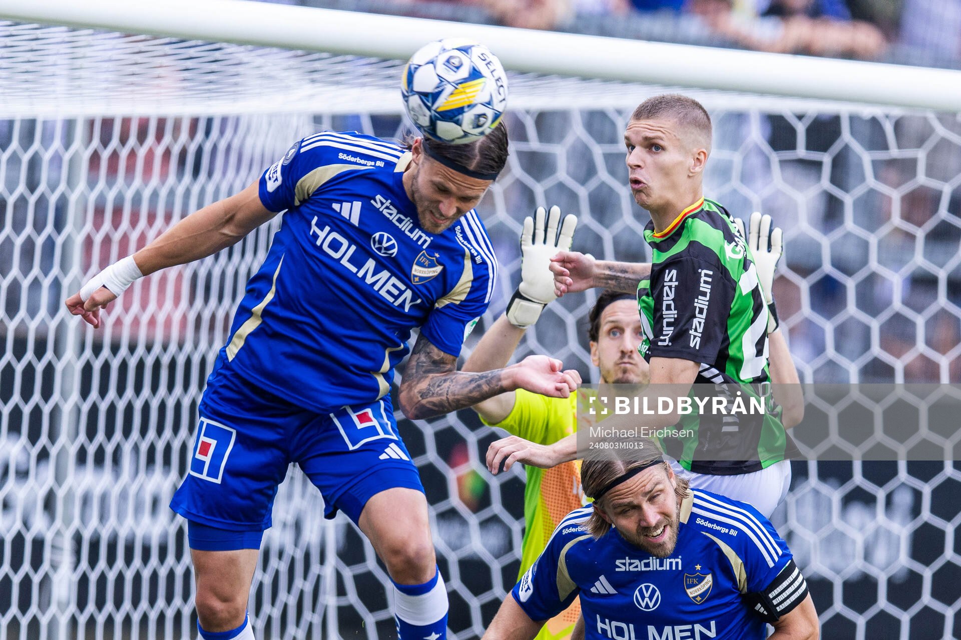 IFK Norrköpings Arnor Traustason och Christoffer Nyman