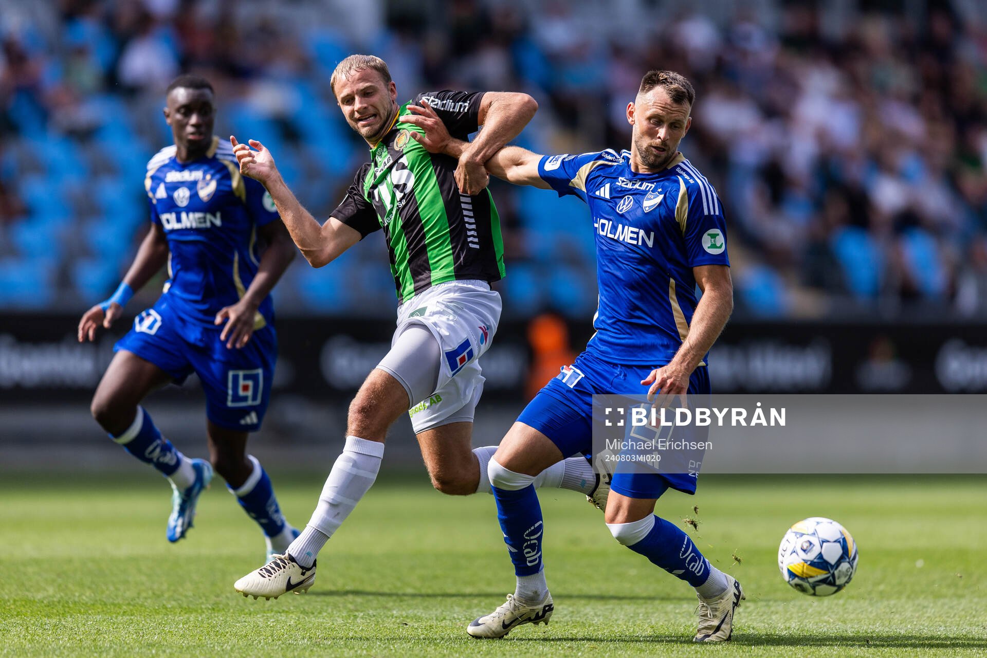 GAIS Gustav Lundgren och IFK Norrköpings Max Watson