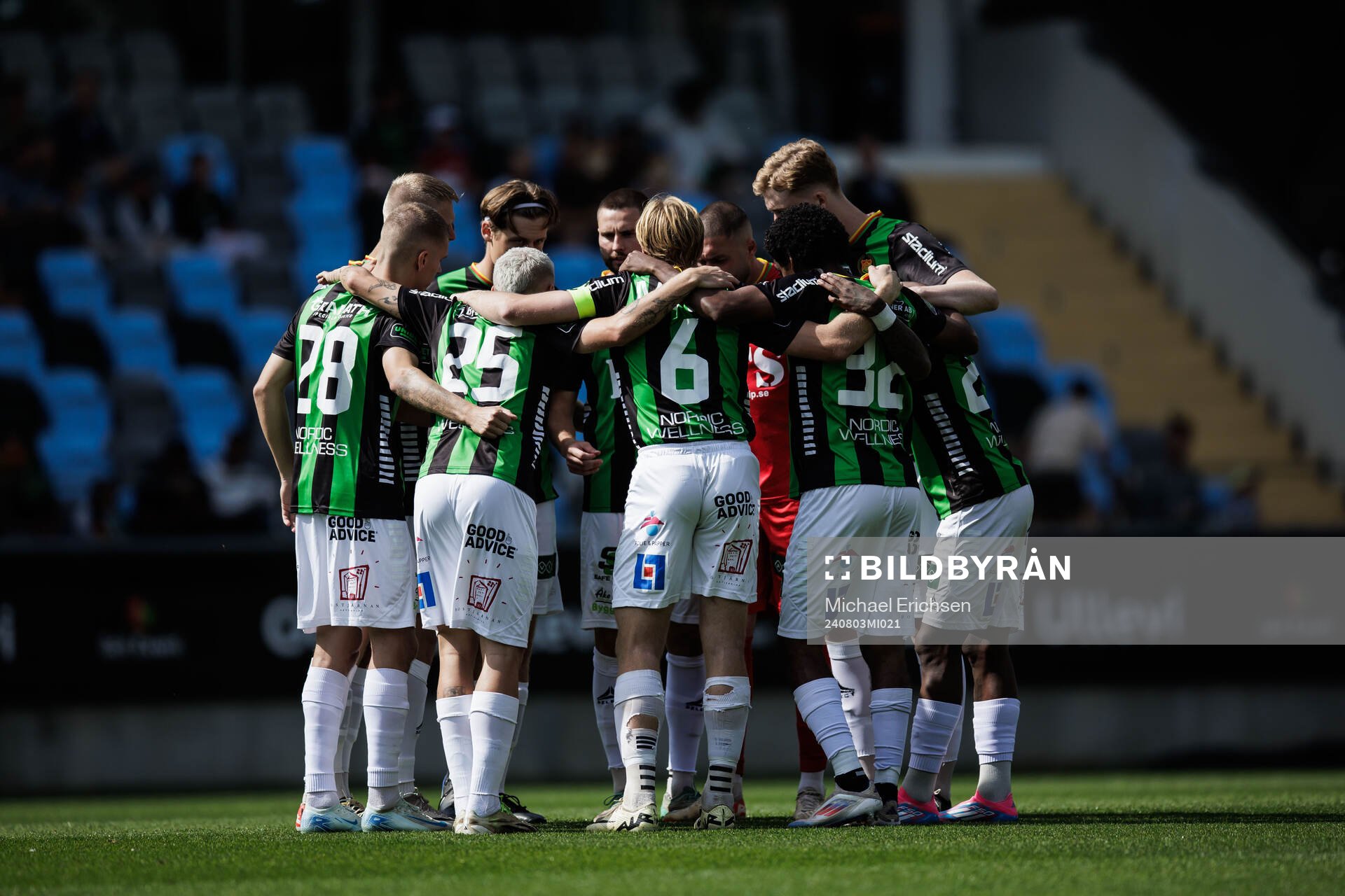 GAIS spelare samlade