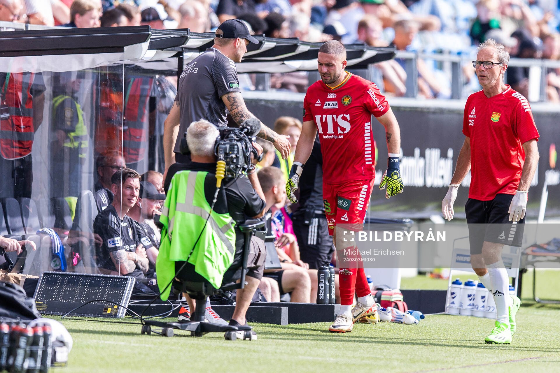GAIS Mergim Krasniqi lämnar plan