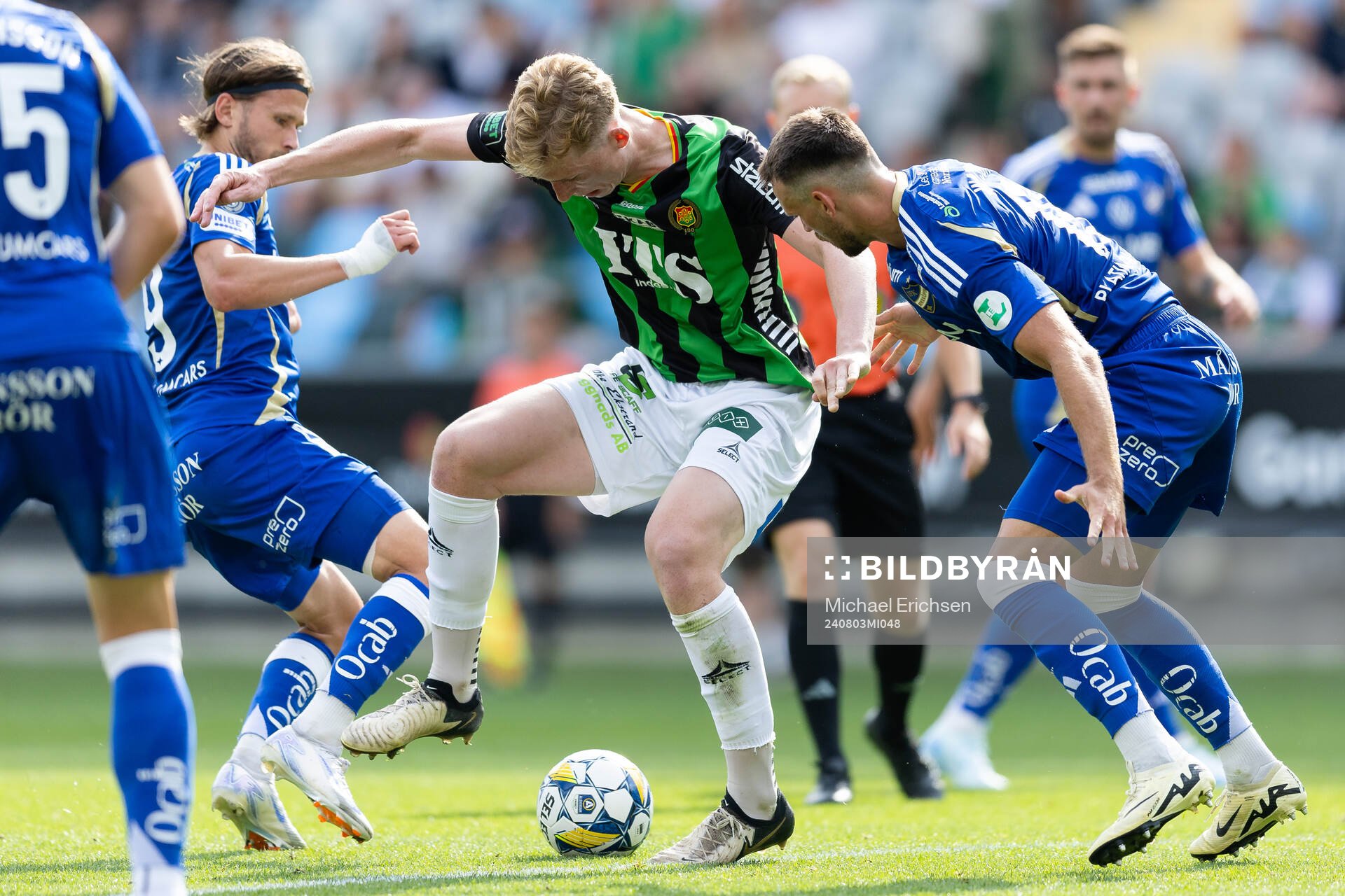 GAIS Filip Beckman och IFK Norrköpings Arnor Traustason