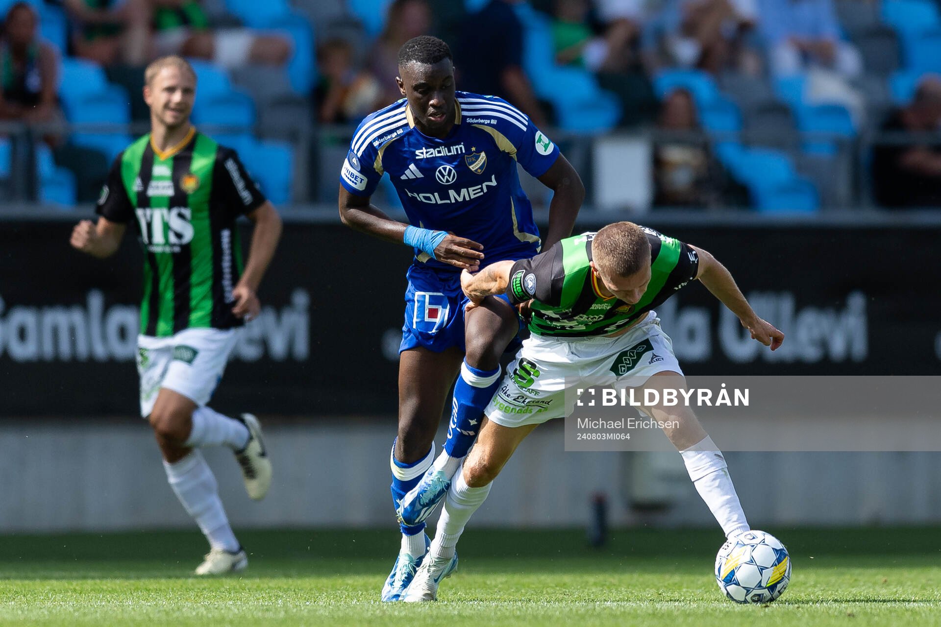 IFK Norrköpings Yahya Kalley och GAIS Lucas Hedlund