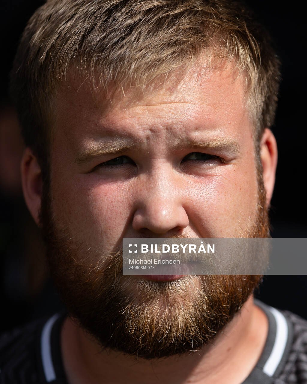 GAIS assisterande tränare Alexander Severin innan