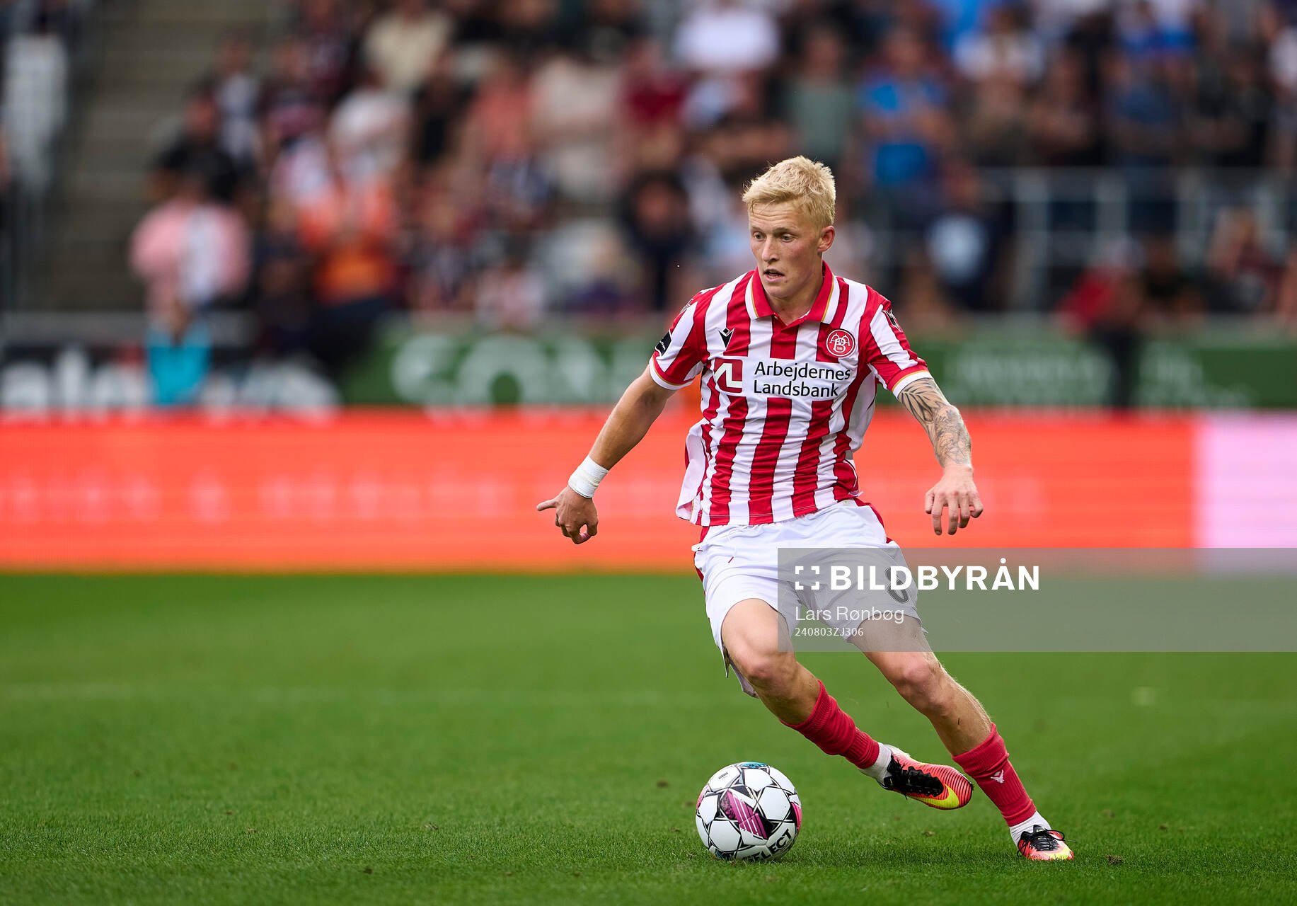 HERNING, DENMARK - AUGUST 03: Melker Widell of AaB Aalborg