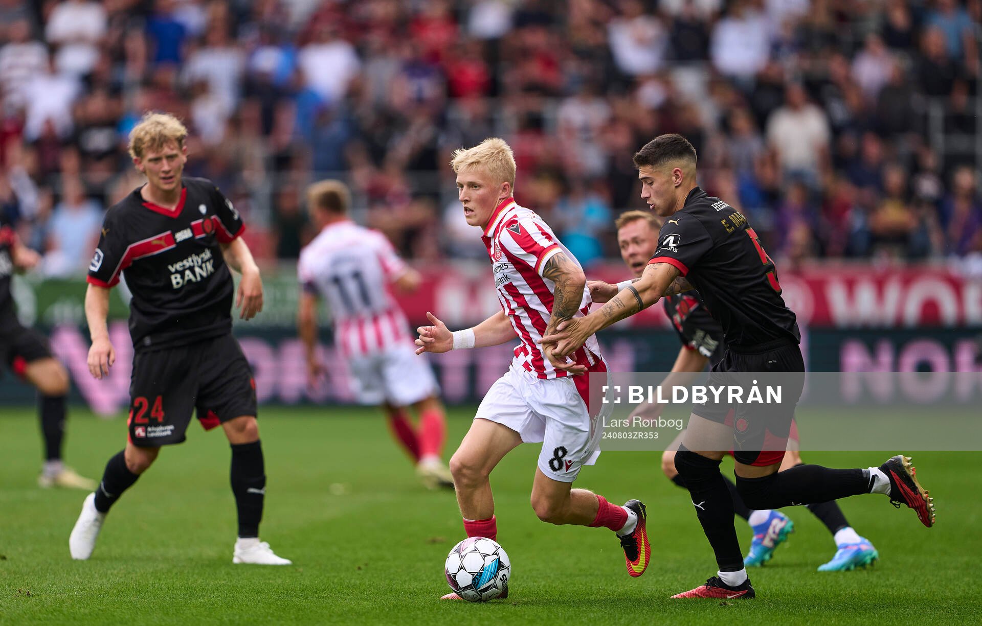 HERNING, DENMARK - AUGUST 03: Melker Widell of AaB Aalborg