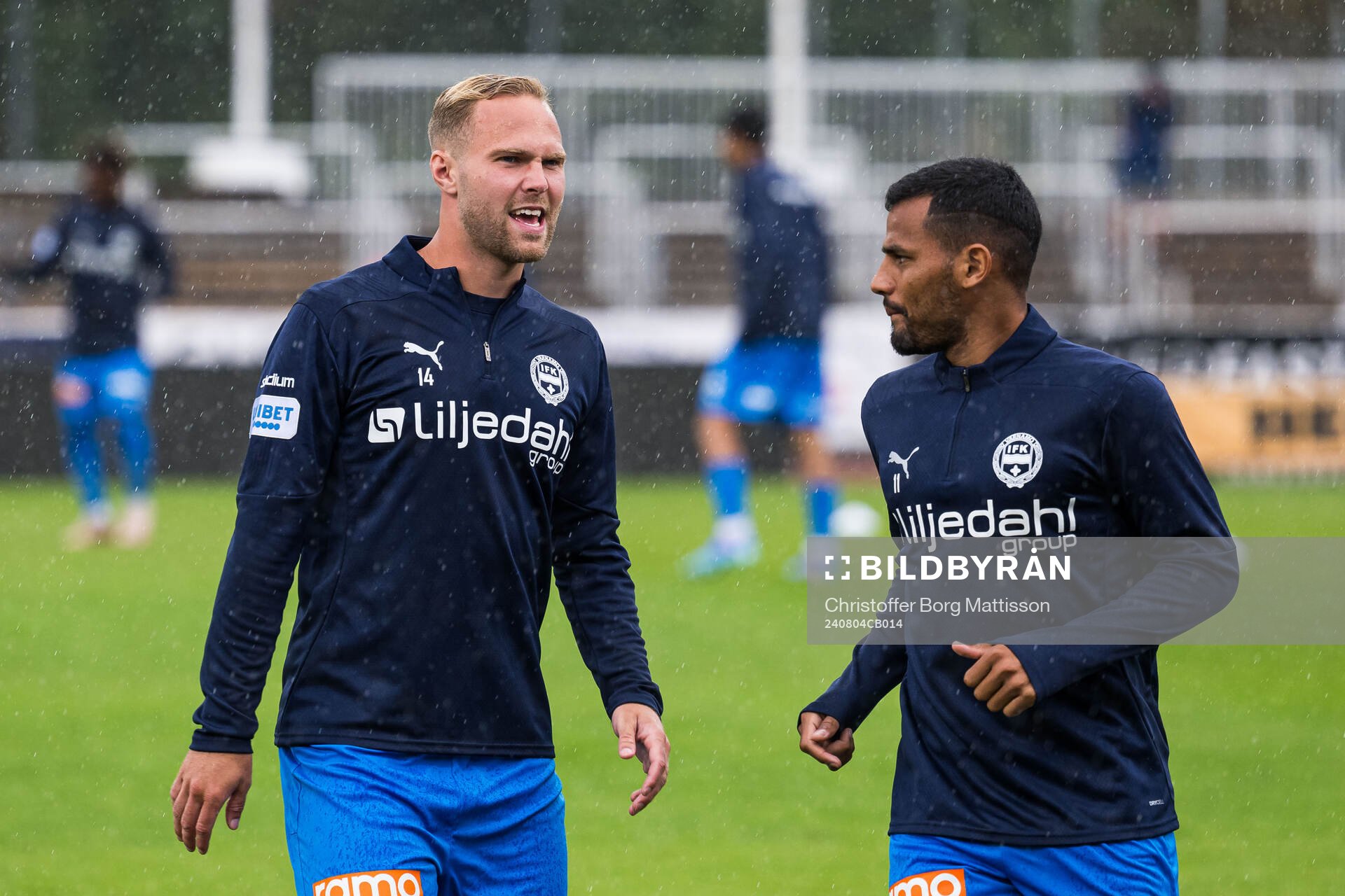 Värnamos Gustav Engvall och Wenderson Oliveira do