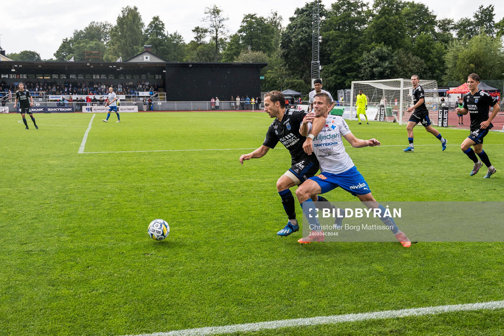 Sirius Daniel Stensson och Värnamos Albin Lohikangas