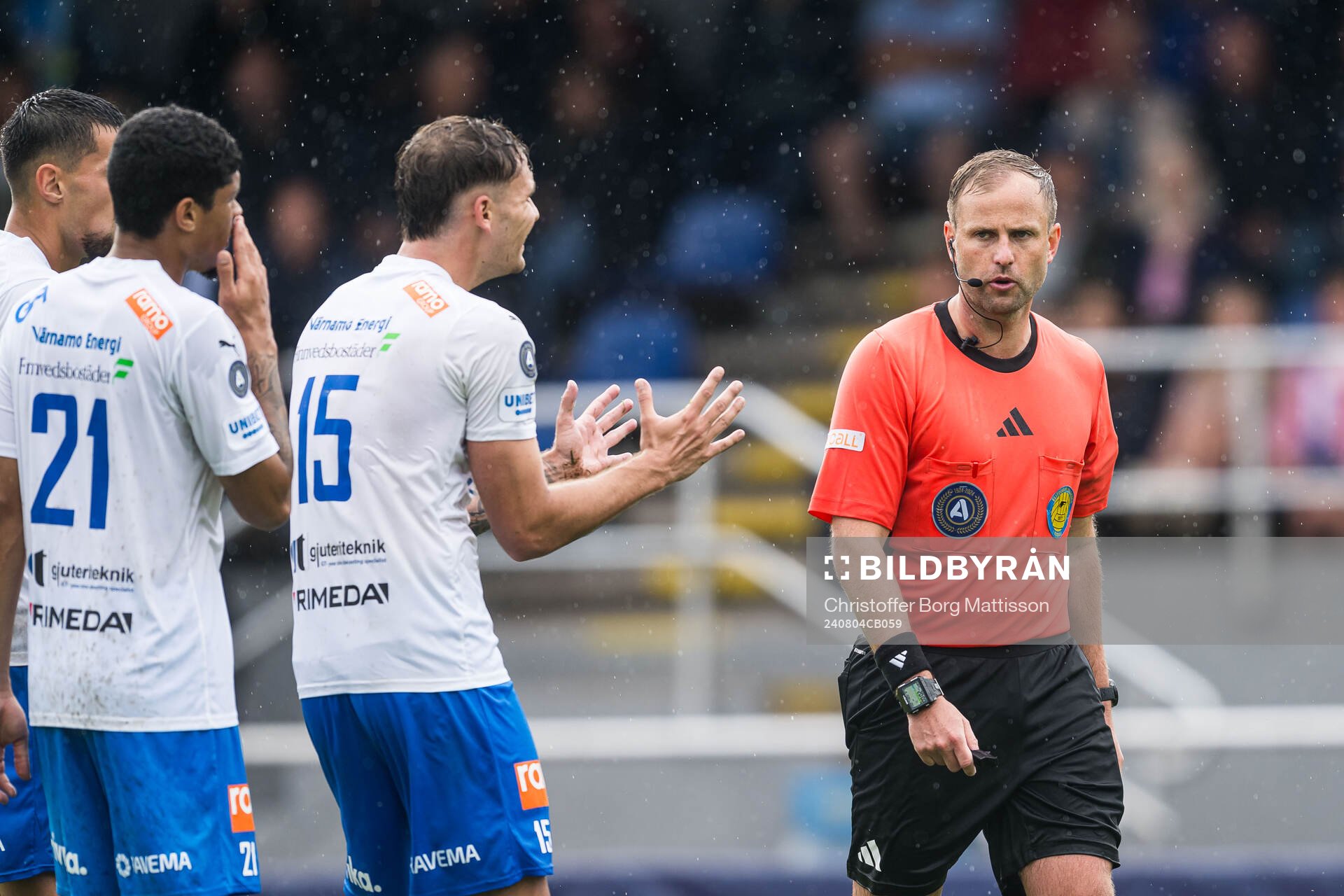 Värnamos Michael Steinwender och Domare Richard Sundell