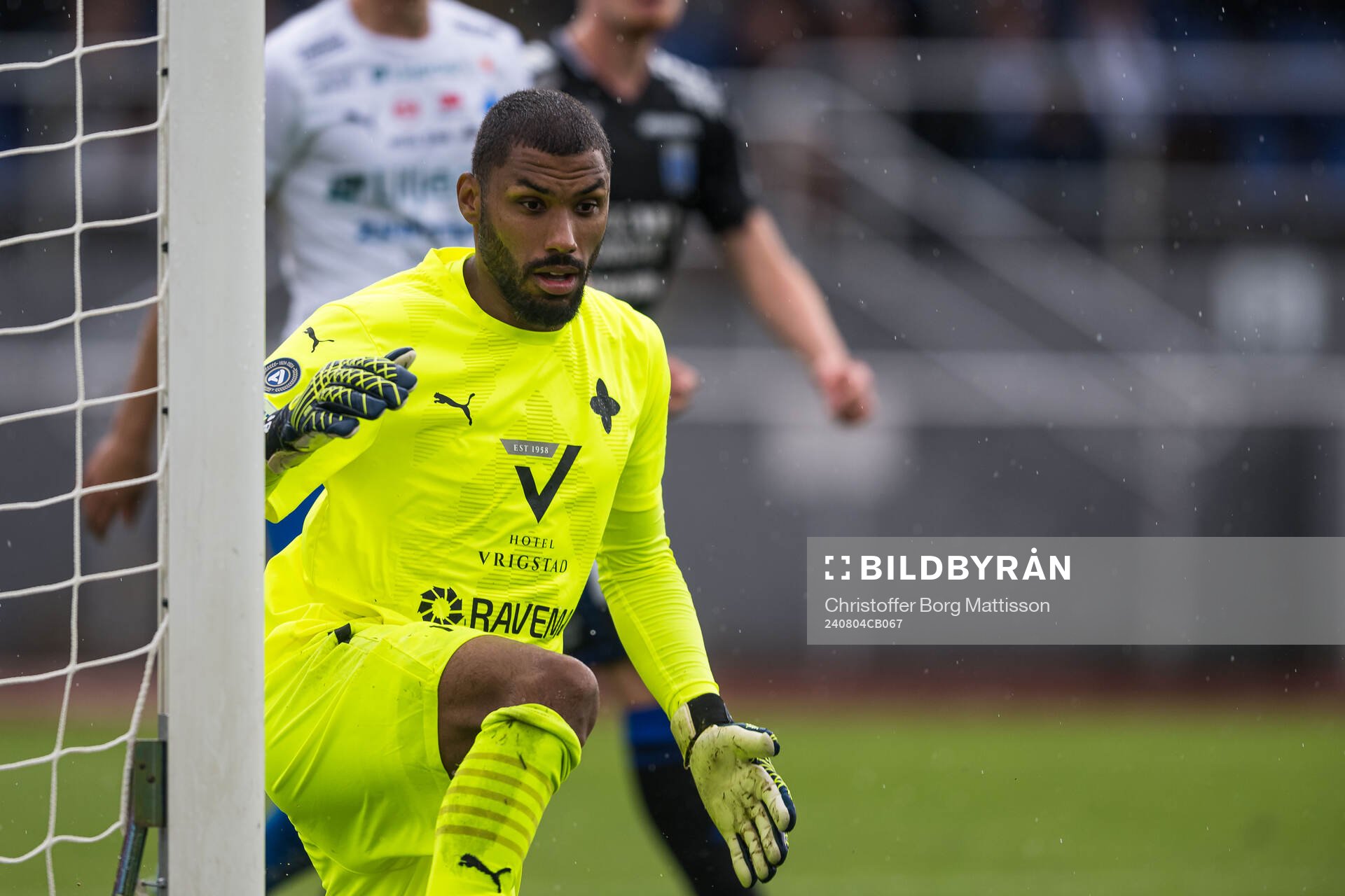 Värnamos målvakt Jonathan Ursin Rasheed