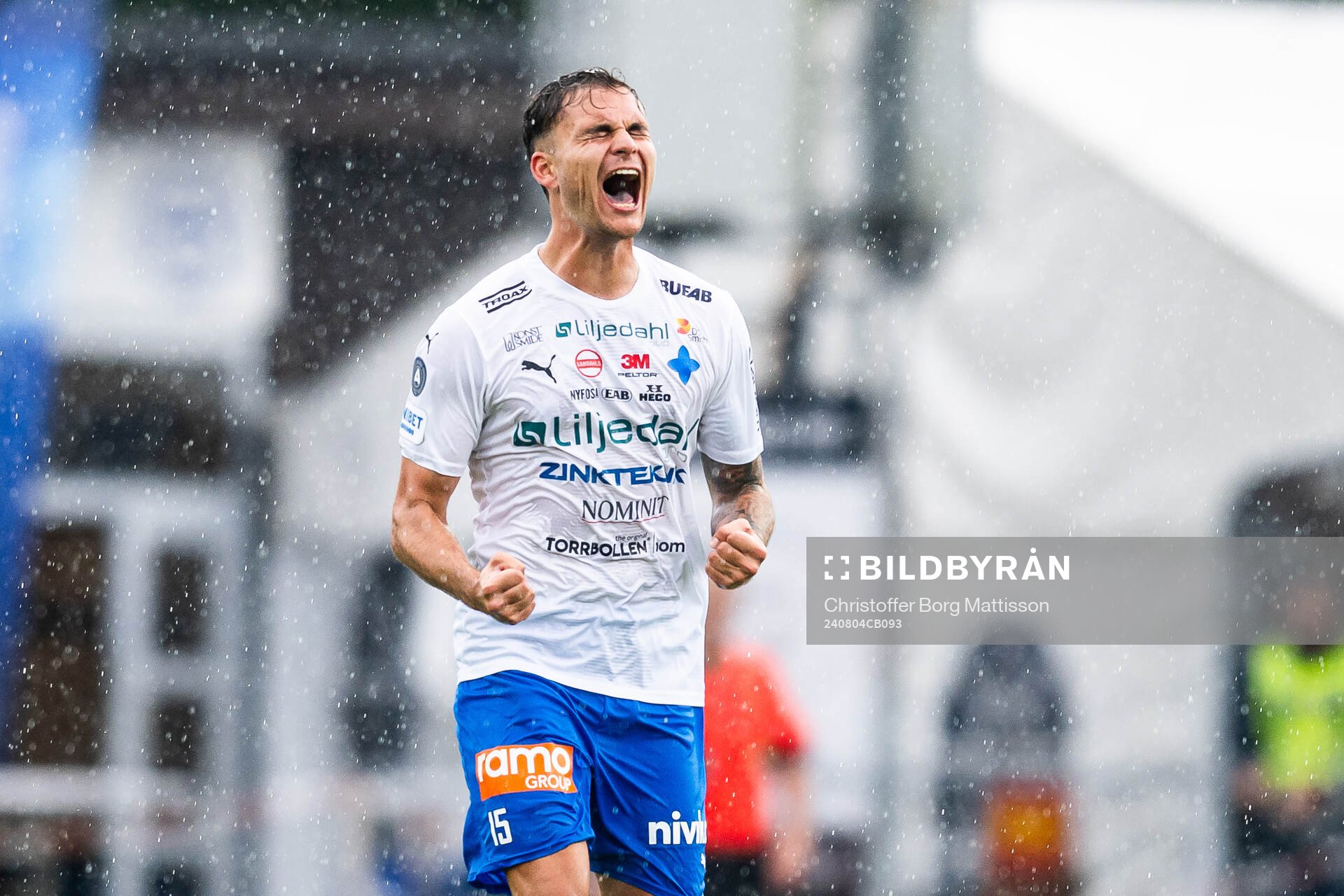 Värnamos Michael Steinwender jublar