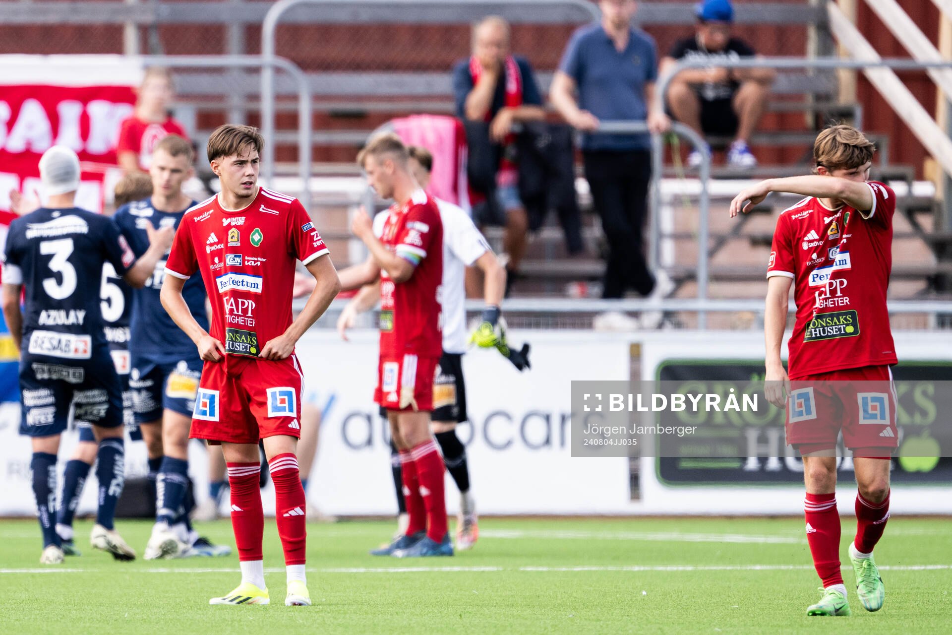 Skövde AIKs spelare deppar