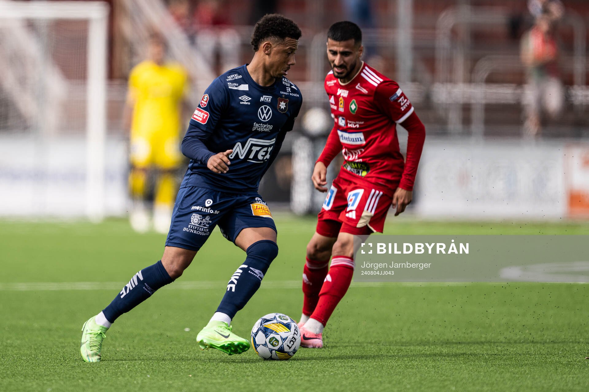 Örgrytes Tobias Sana och Skövde AIKs Sargon Abraham