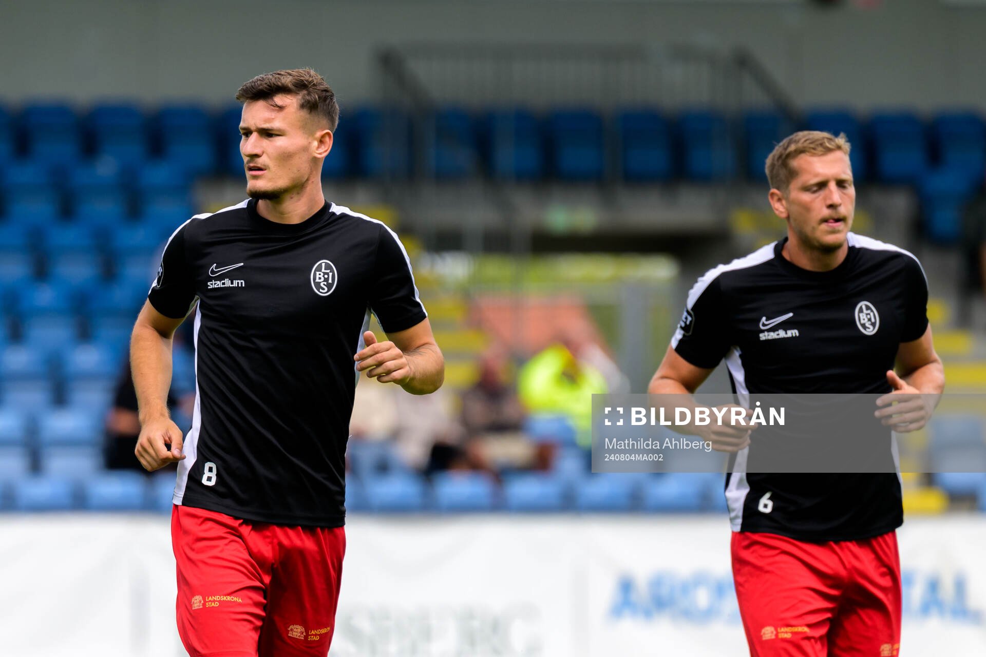 Landskronas Robin Dzabic och Philip Andersson