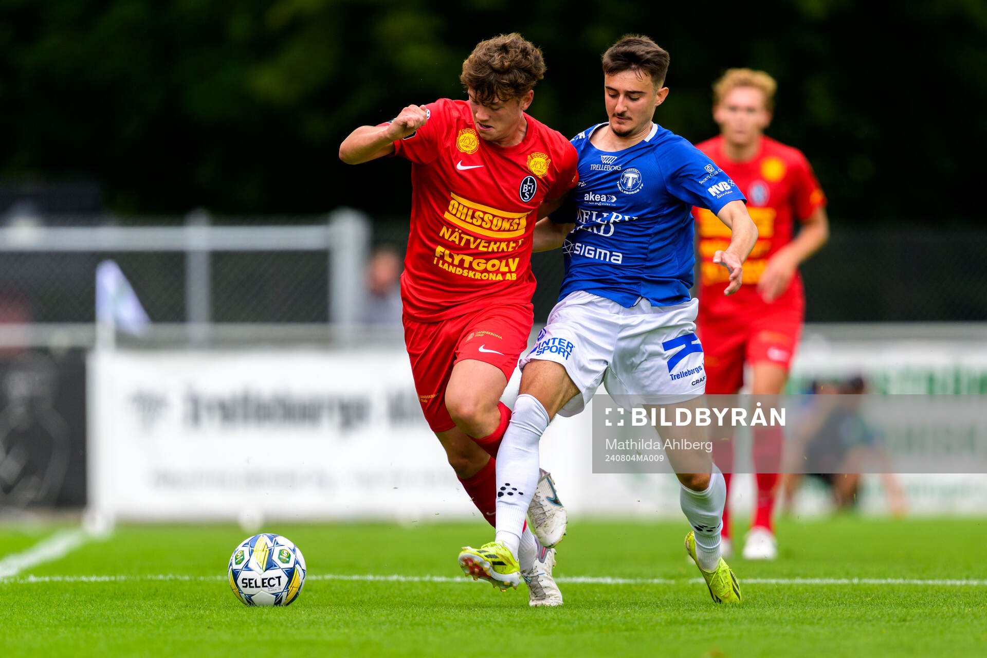 Landskronas Max Nilsson och Trelleborgs Armin Culum