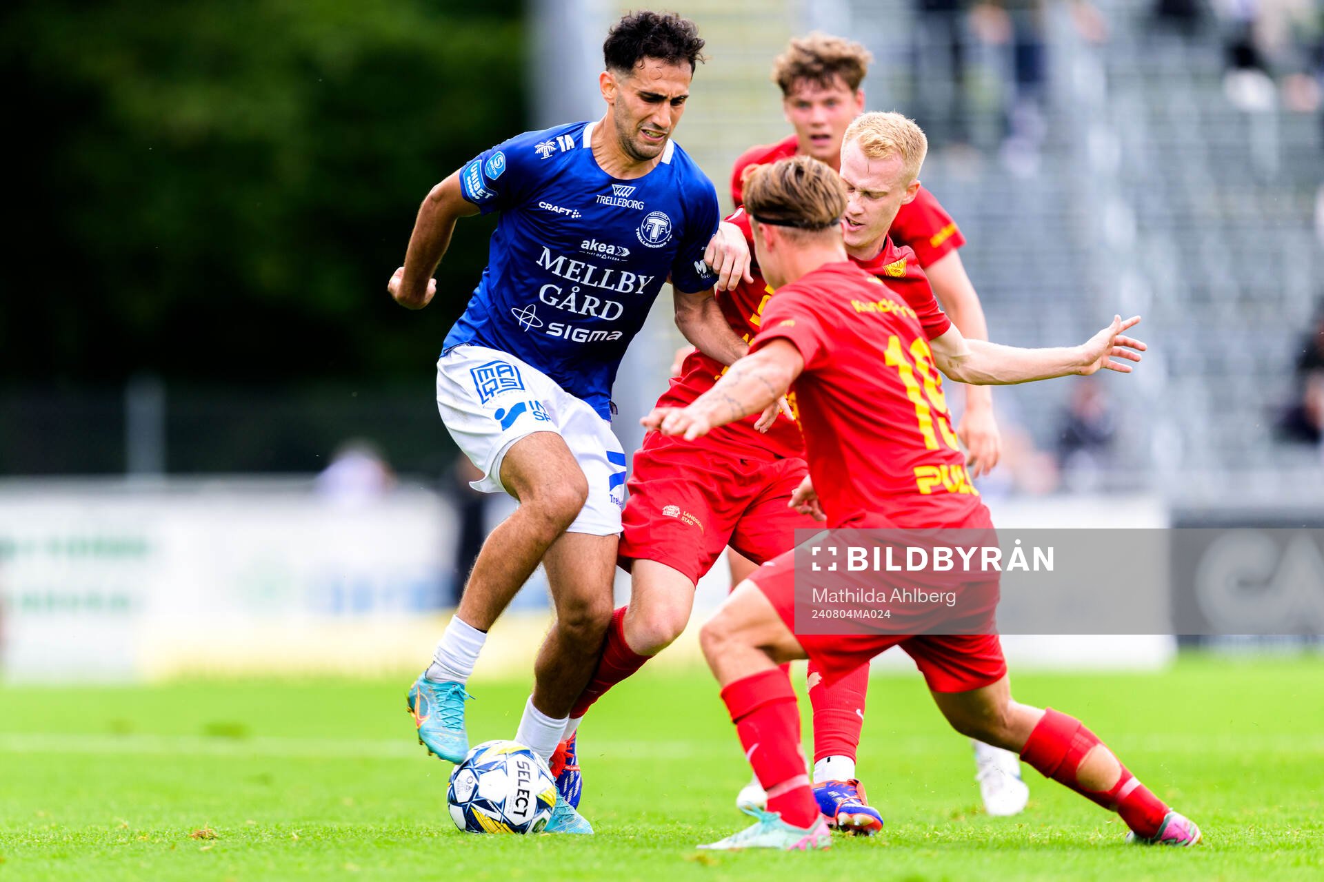 Trelleborgs Hady Saleh Karim och Landskronas David