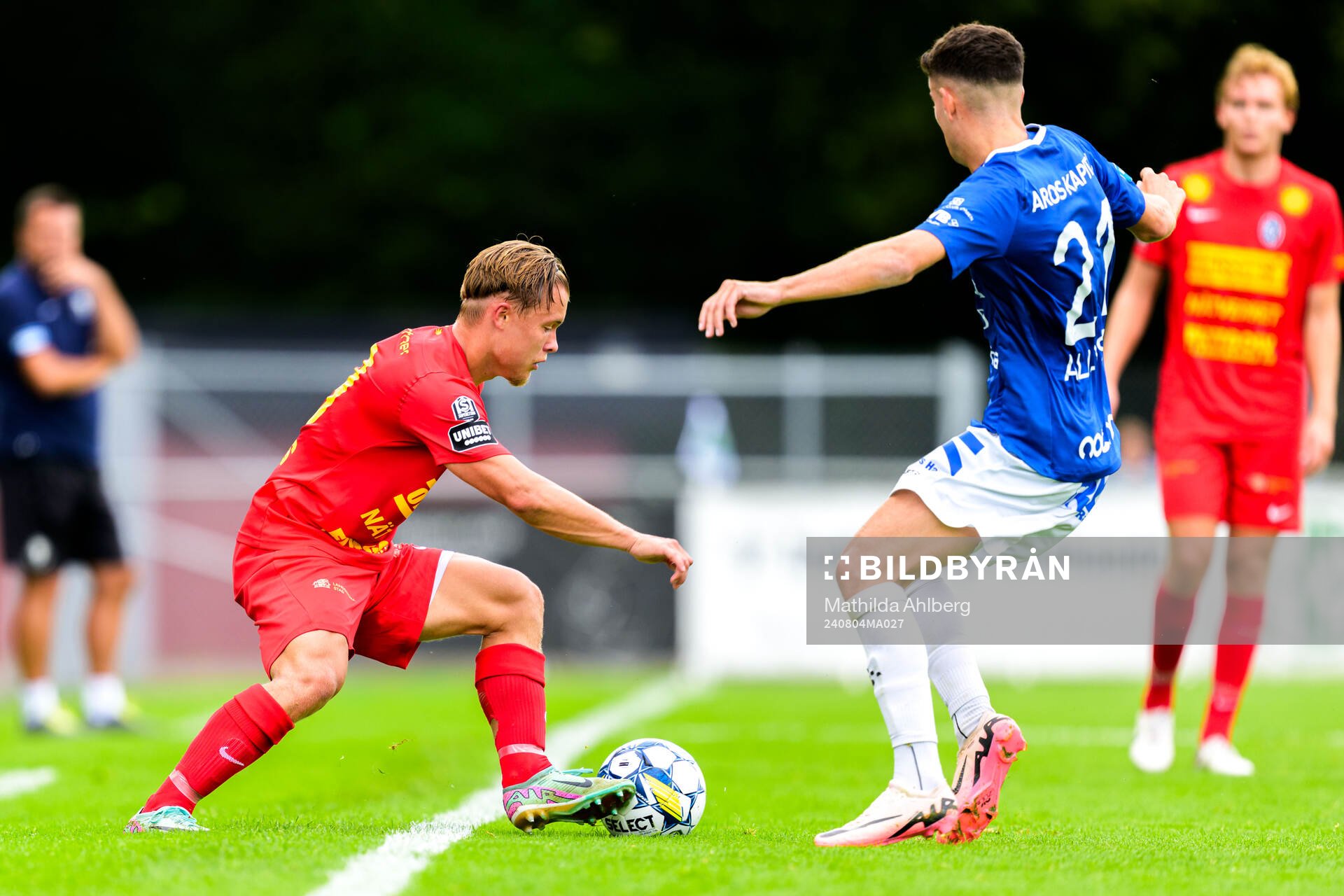 Landskronas Vincent Sundberg och Trelleborgs Eren Alievski